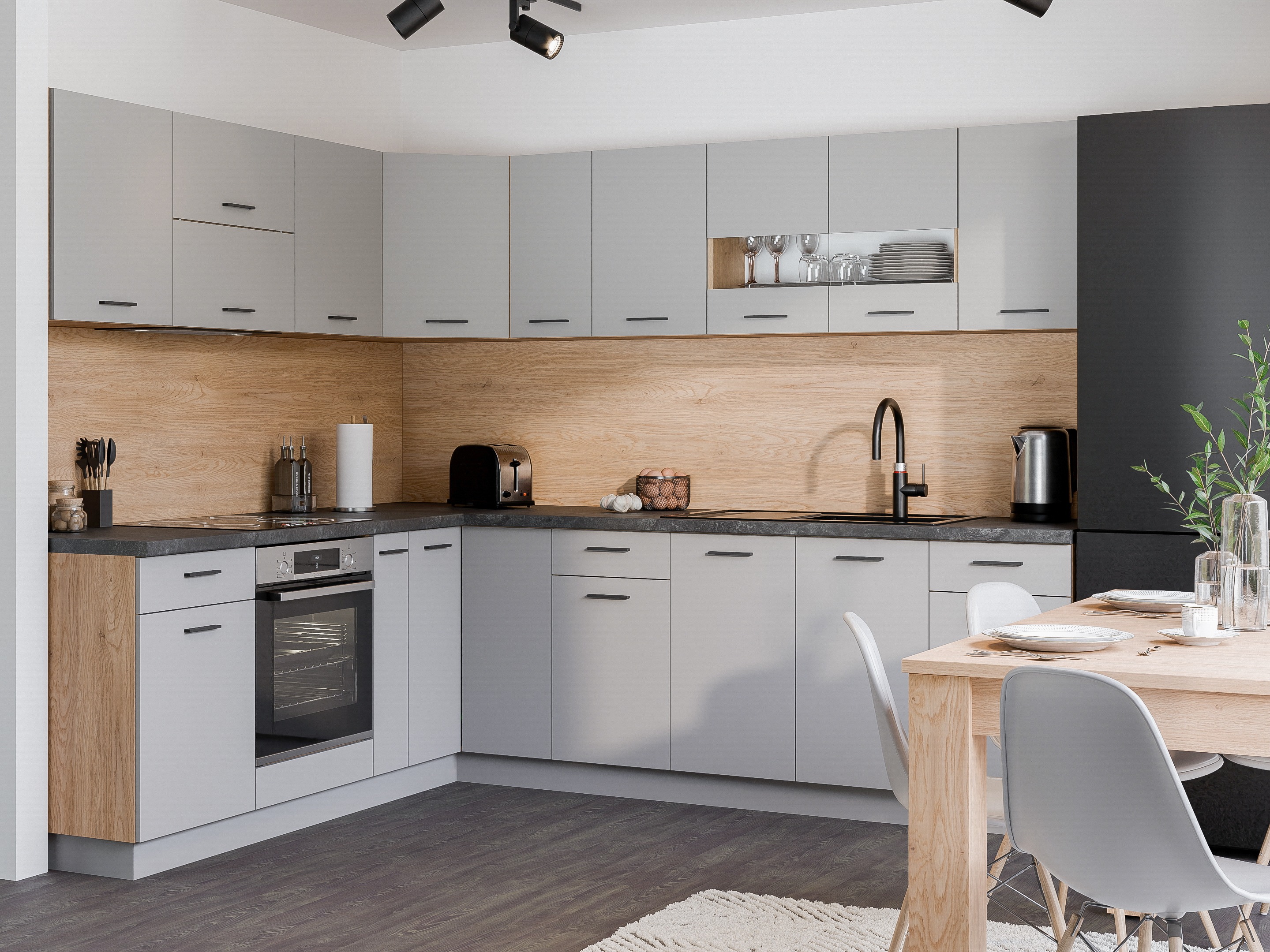 Modulvægskab Ati Grey 124