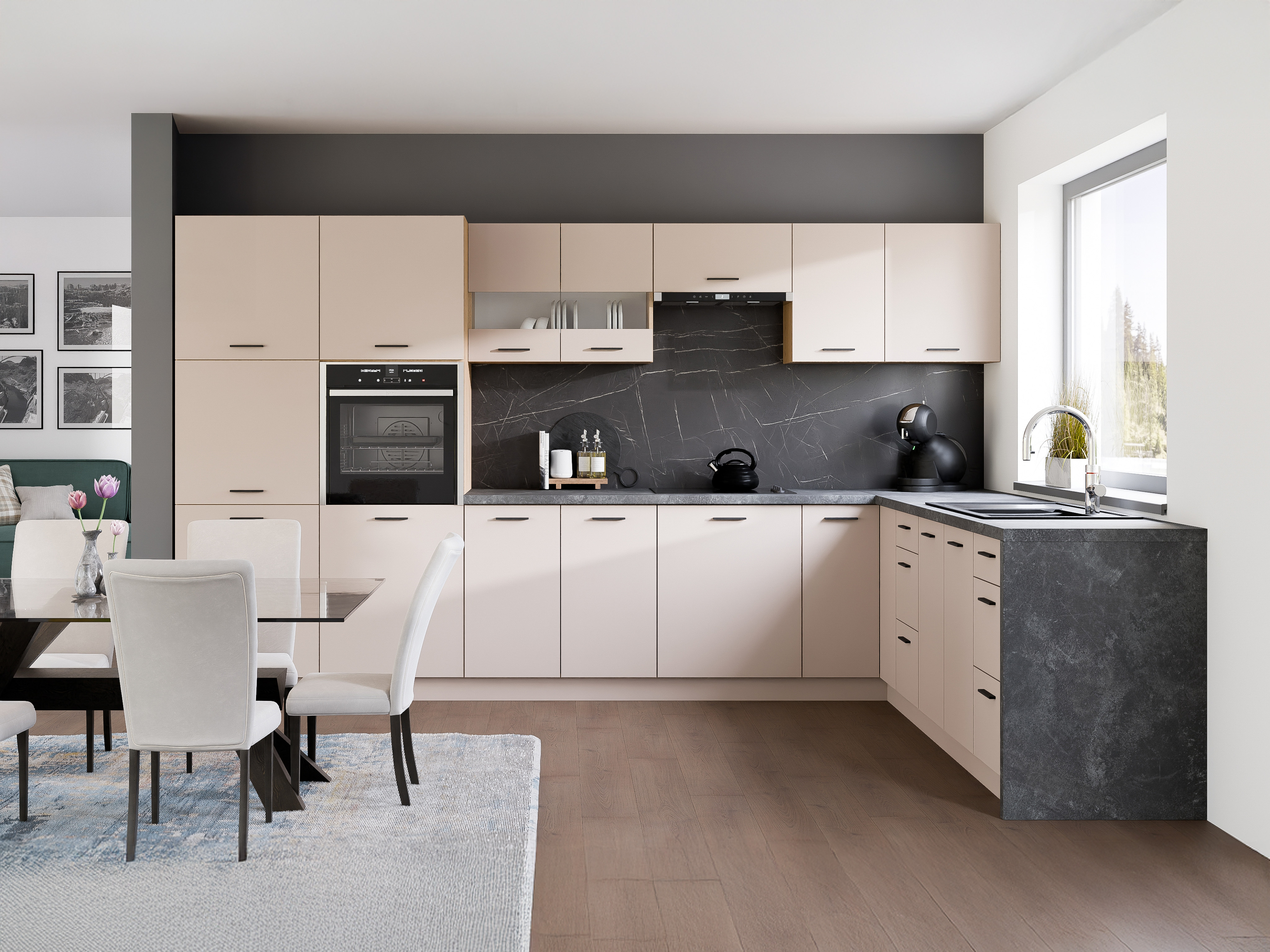 Modulskab med låger Ati Cashmere 126