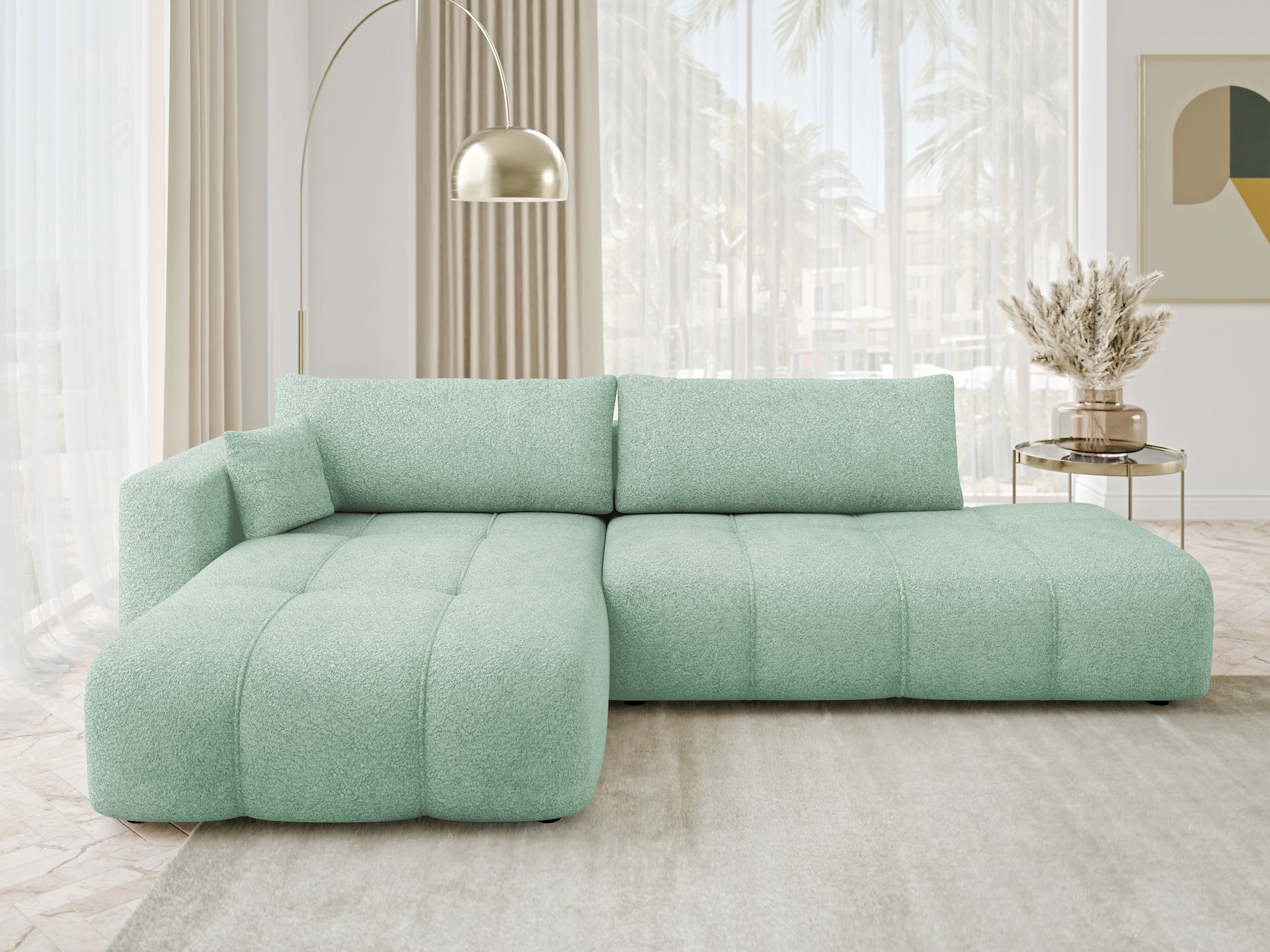 Hjørnesofa Comfivo 471 (Coral 55)