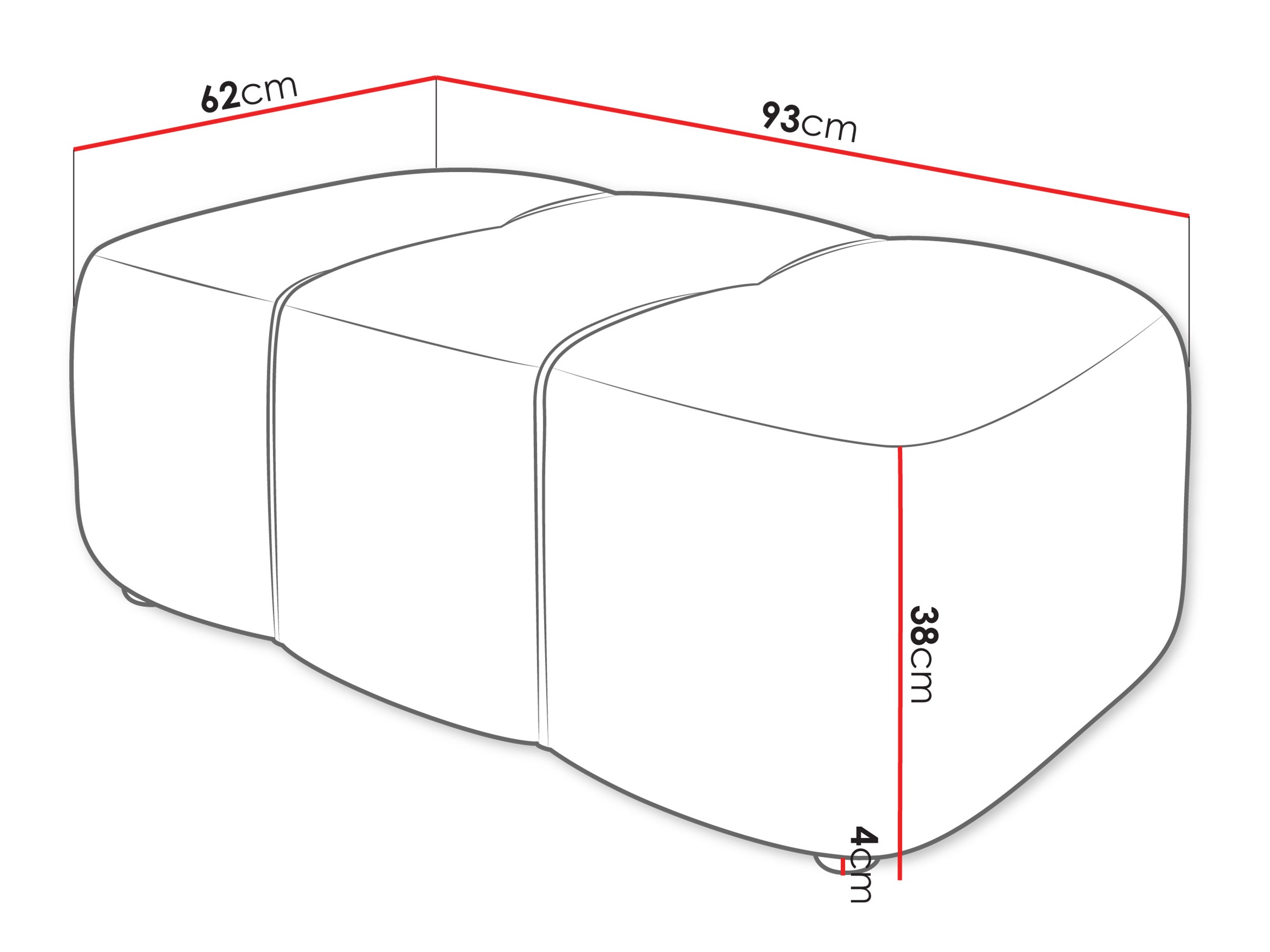 Polstret bænk Comfivo 472 (Velo 621)