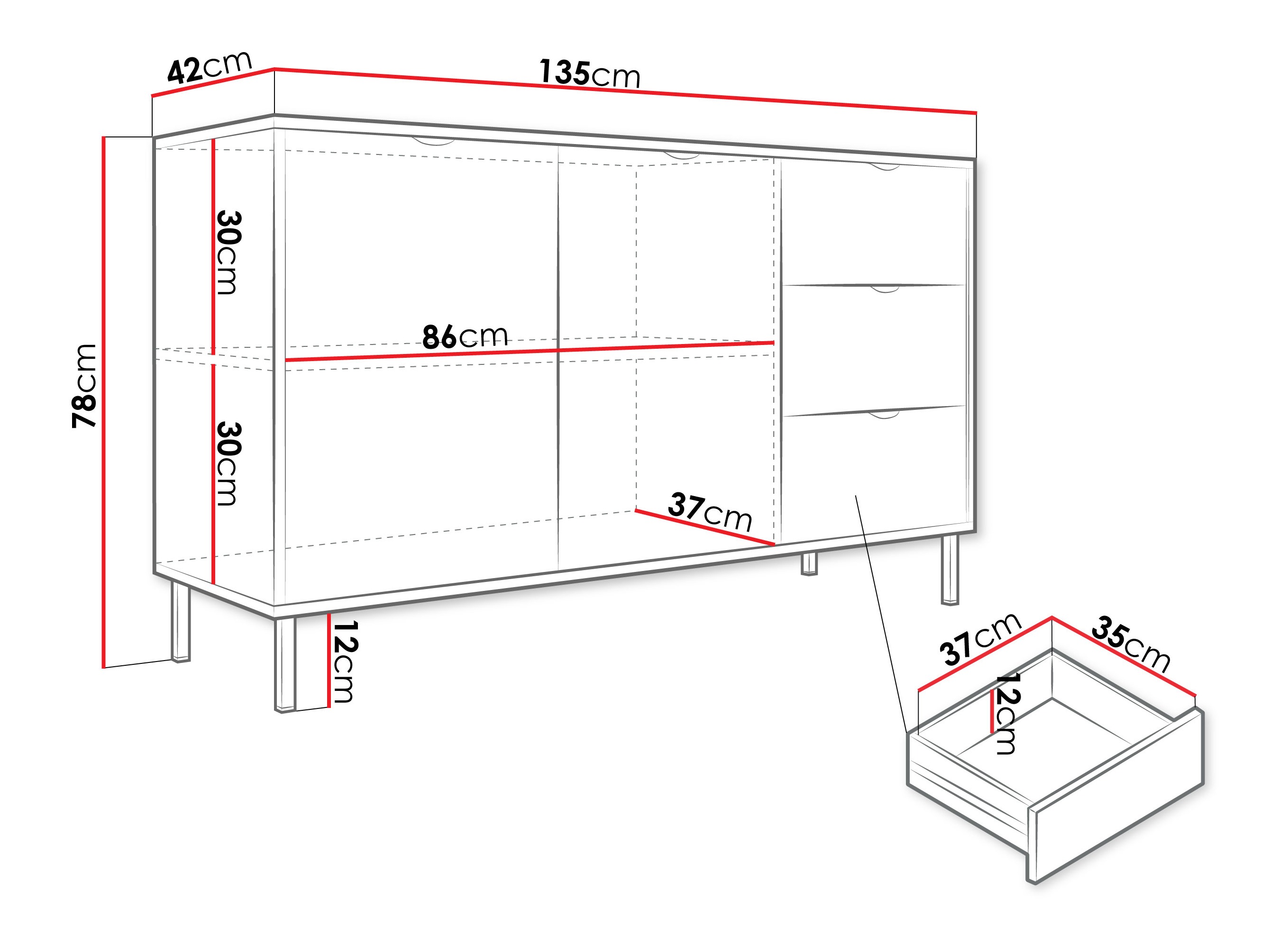 Kommode Comfivo Elblare I