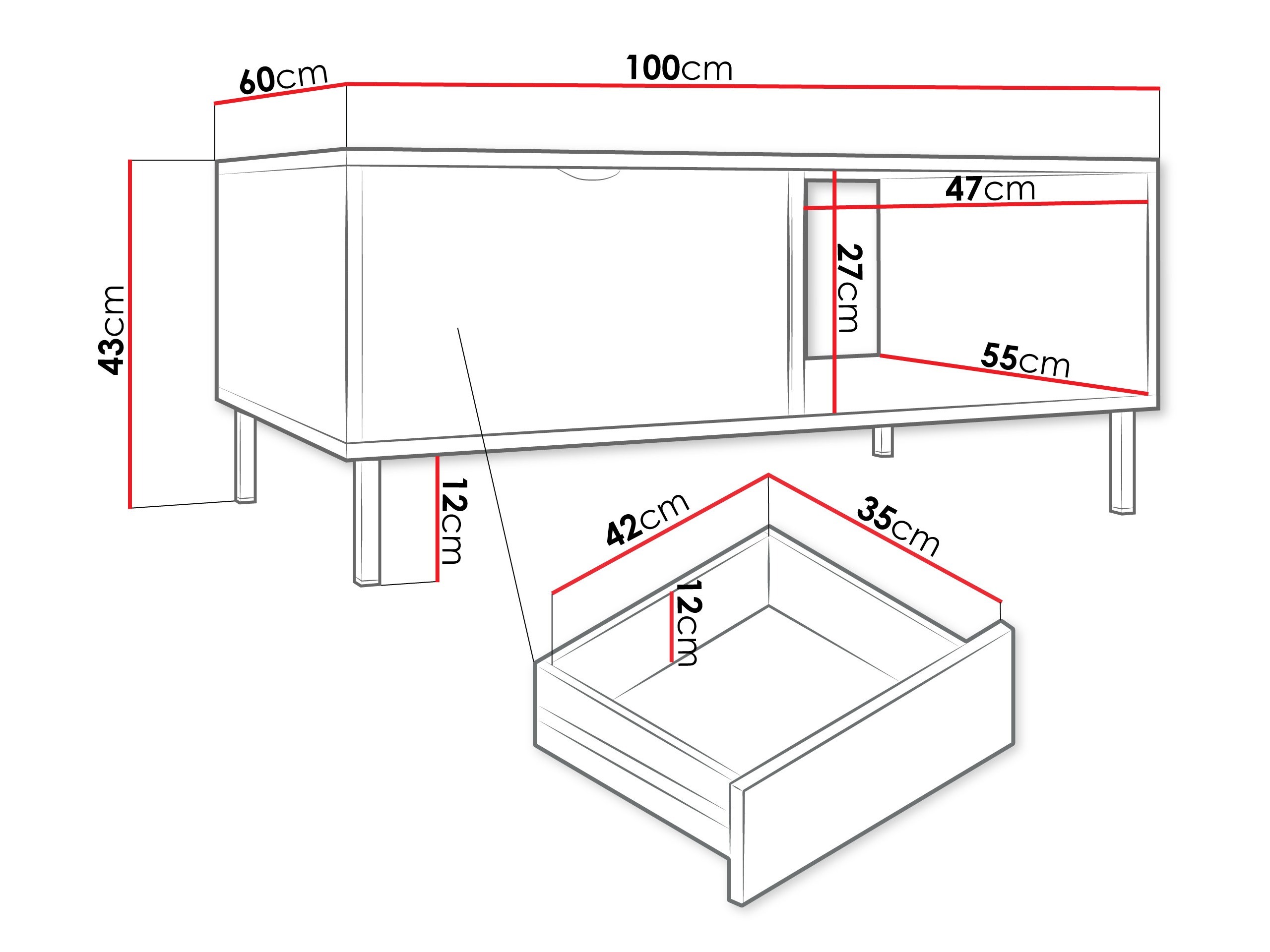Sofabord Comfivo Elblare