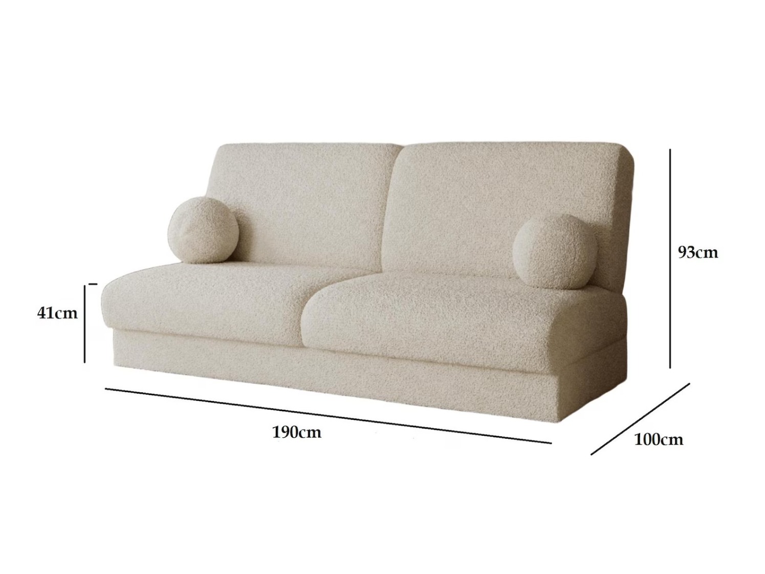 Sovesofa Bluefield 100