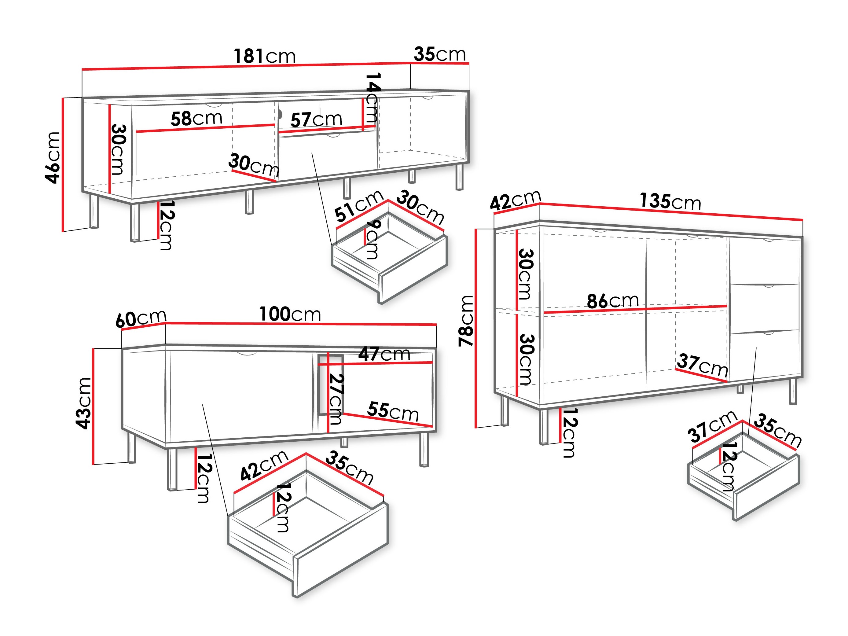 Stuemøbelsæt Comfivo Elblare 106