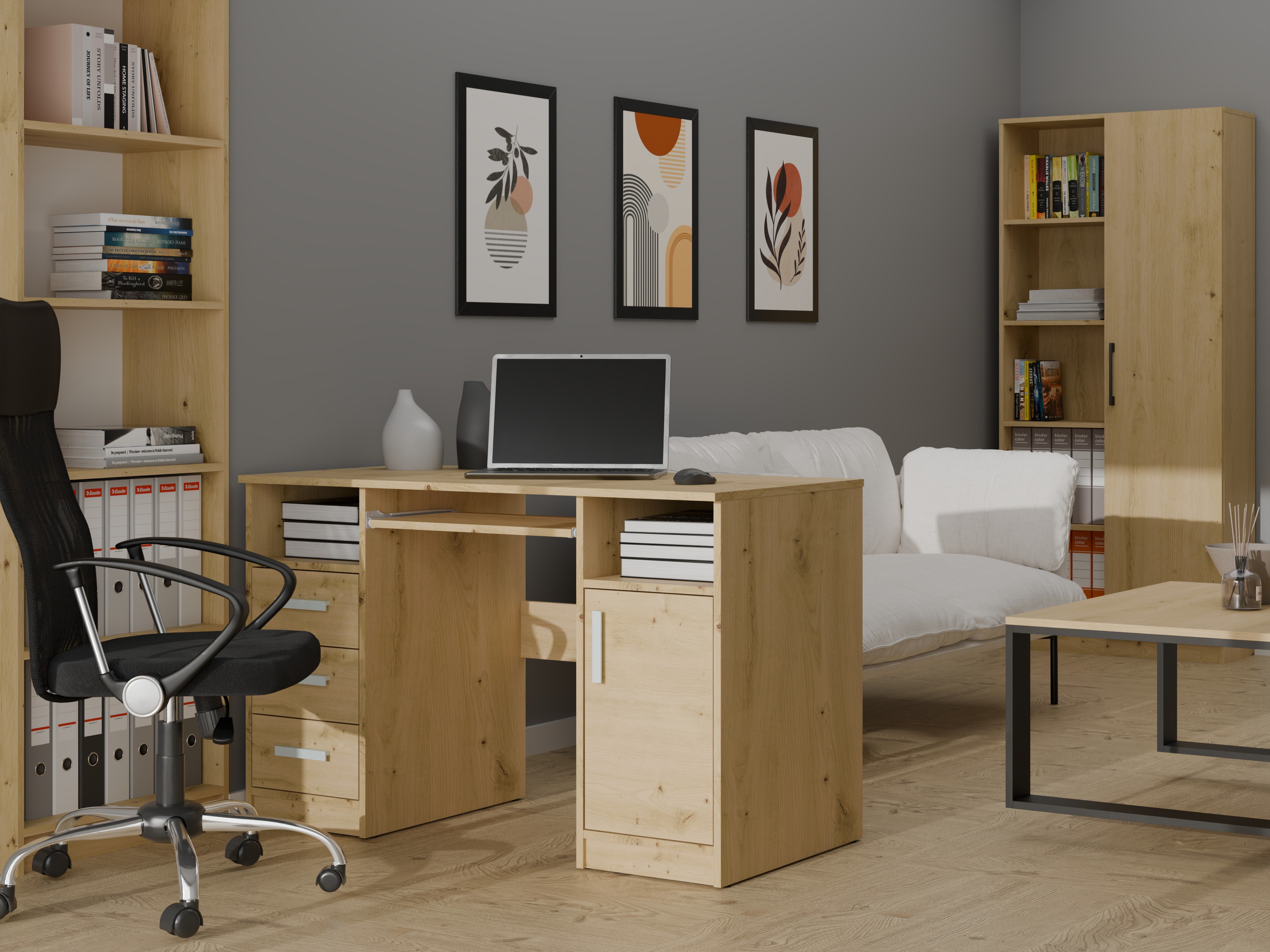 Skrivebord Mandeville 330 (Artisan eg)