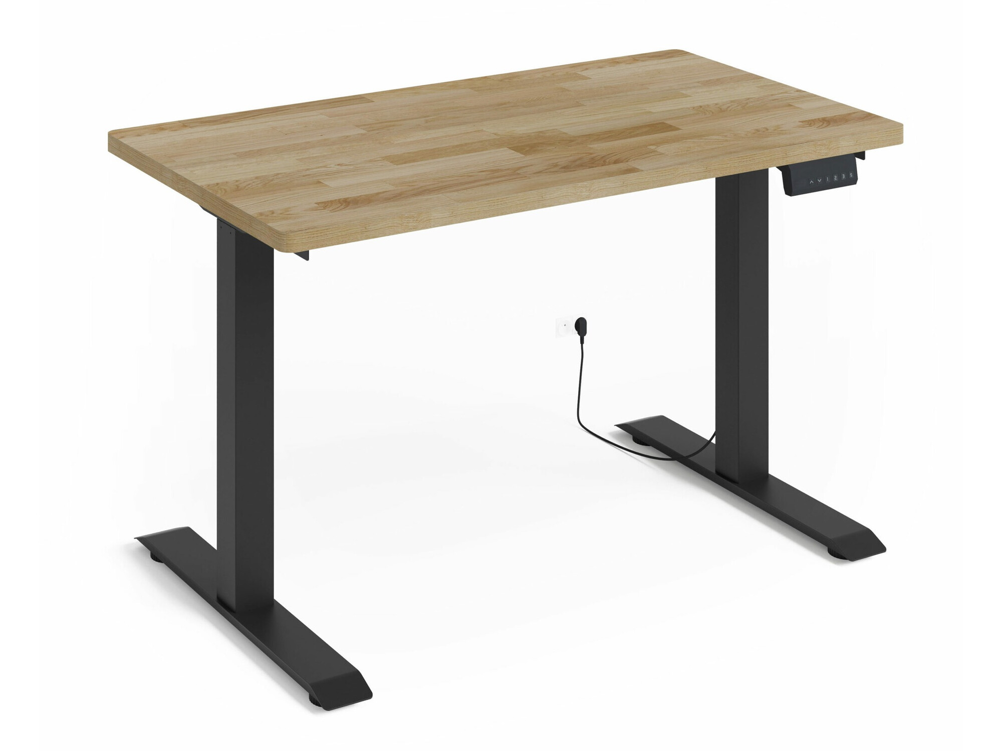 Højdejusterbart arbejdsbord Buffalo 200 (Sort)