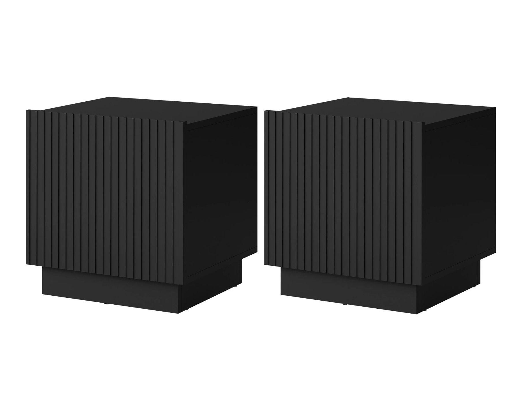 Et sæt natborde Lusonu 105 (Sort)