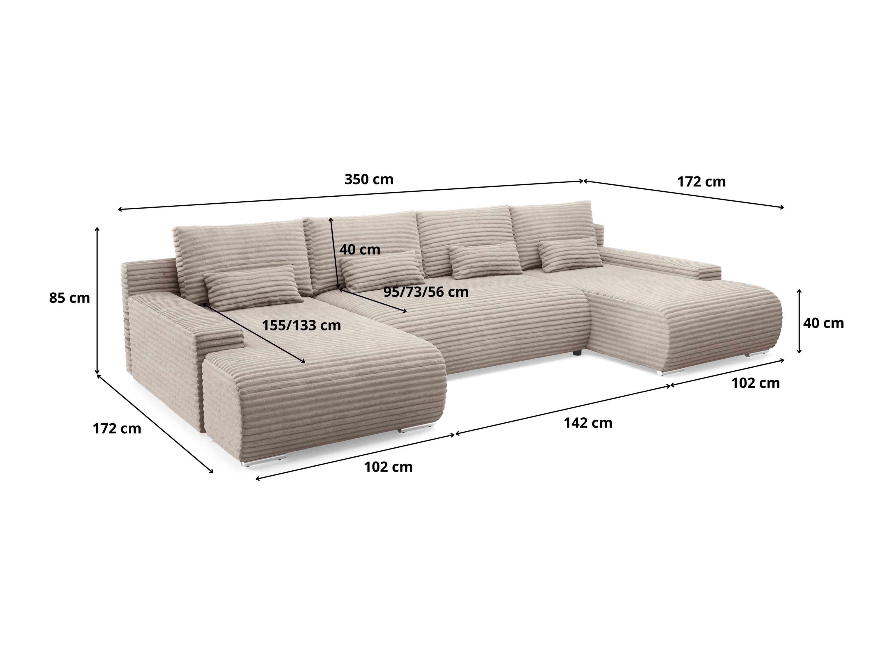 Hjørnesofa Franklin 202 (Ambience 17)