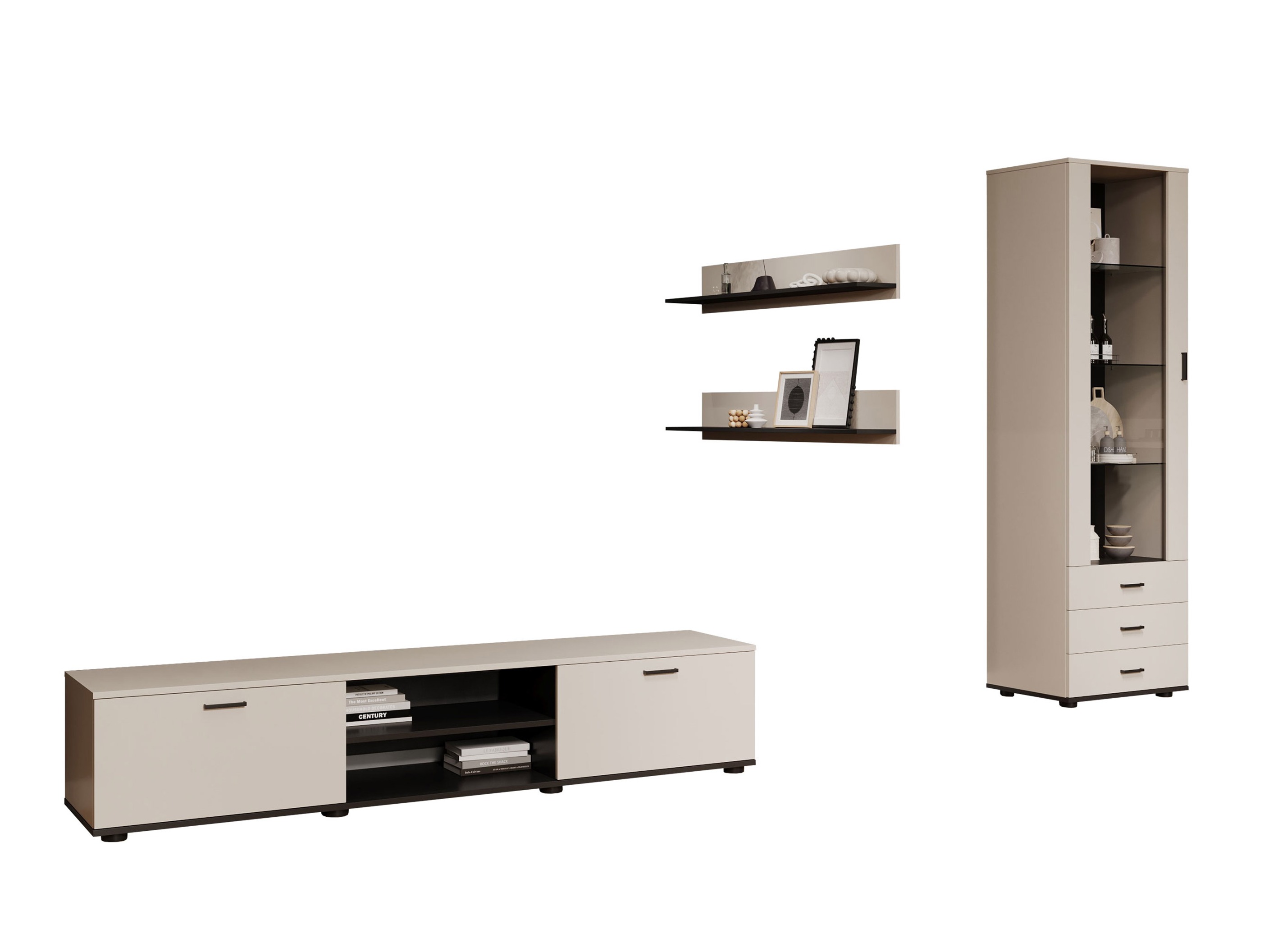 Stuemøbelsæt Tornola 107 (Kashmir + Sort)