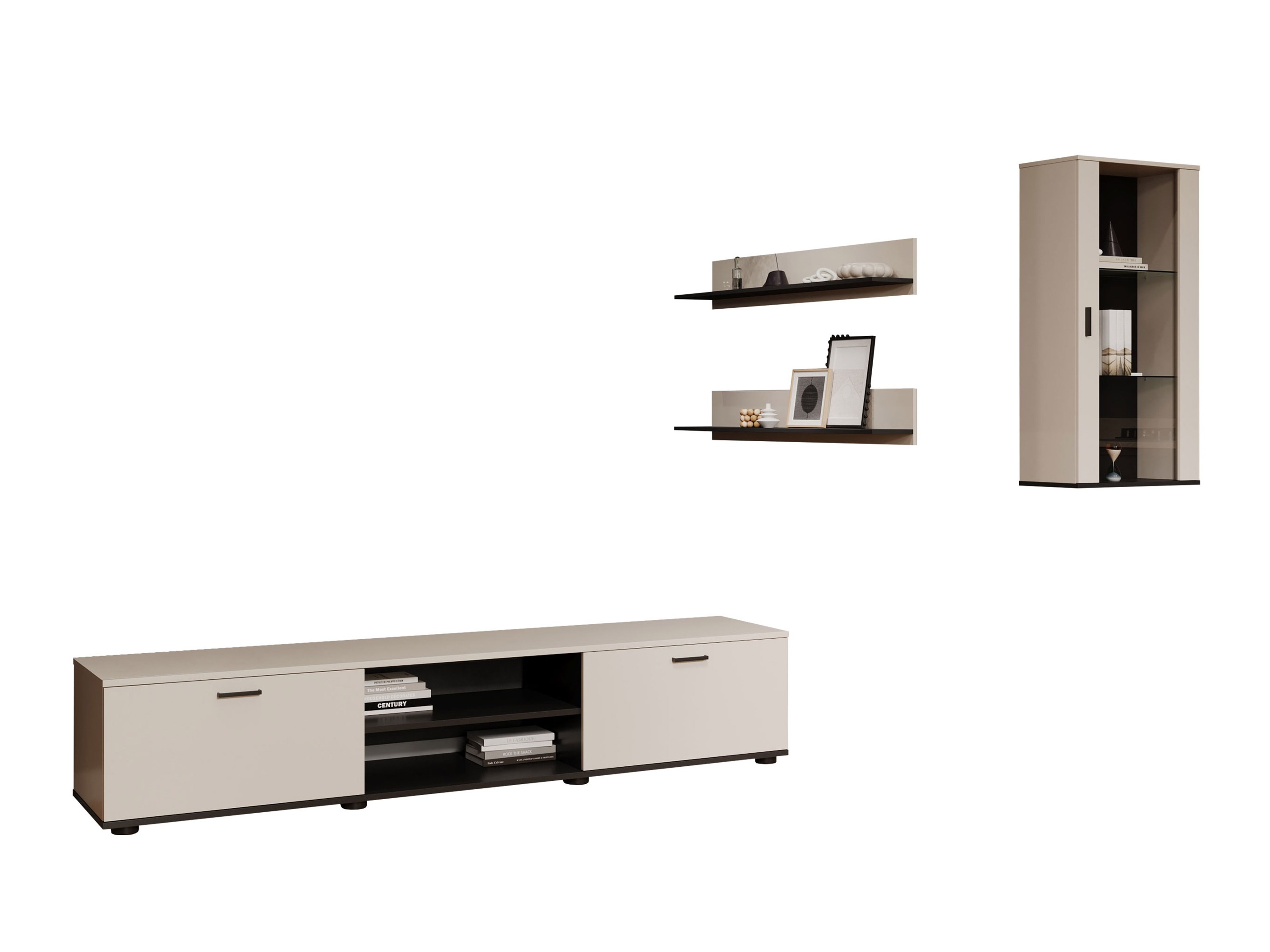 Stuemøbelsæt Tornola 113 (Kashmir + Sort)