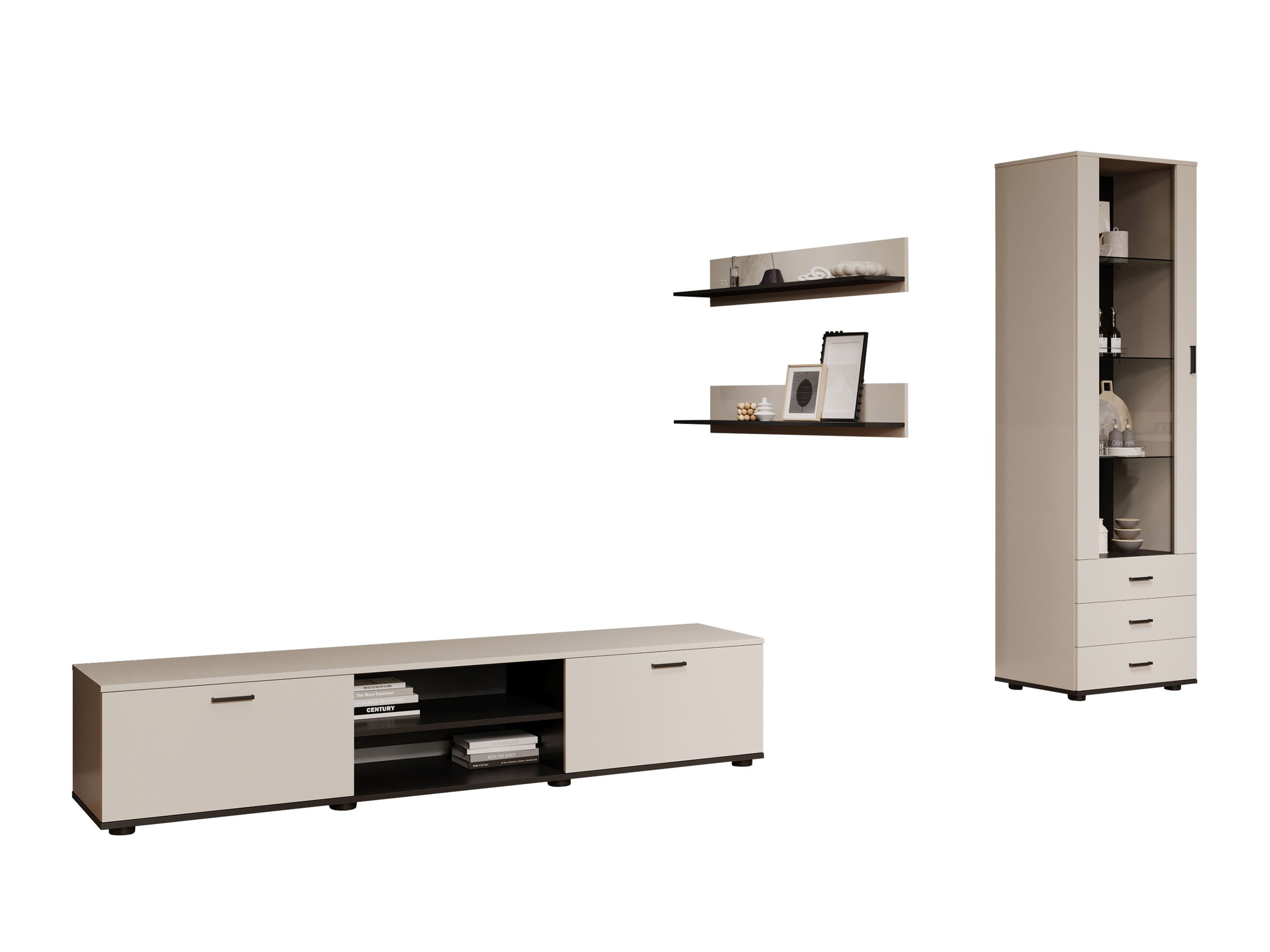 Stuemøblersæt Tornola 107 (Kashmir + Sort)