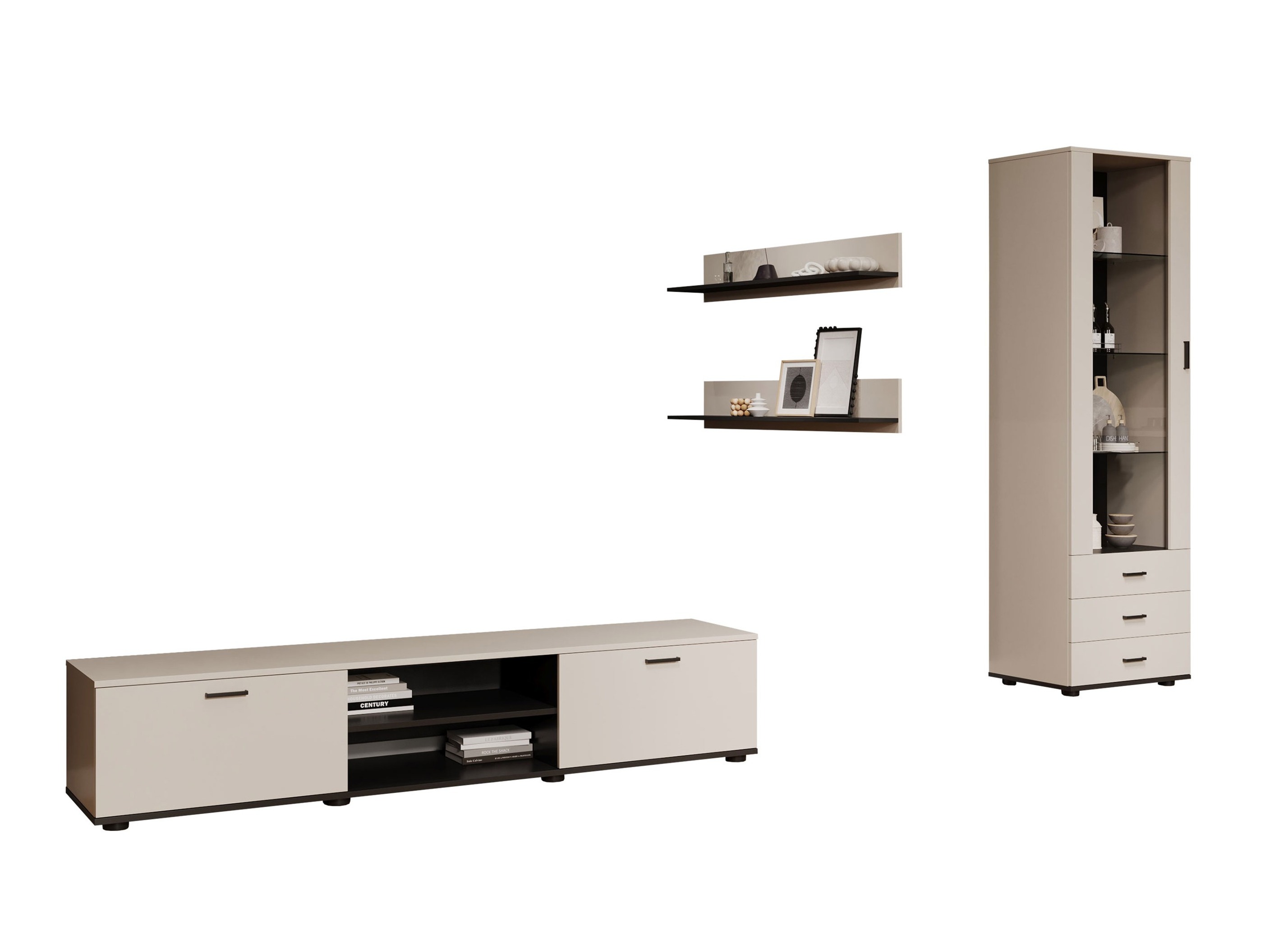 Stuemøblersæt Tornola 107 (Kashmir + Sort)