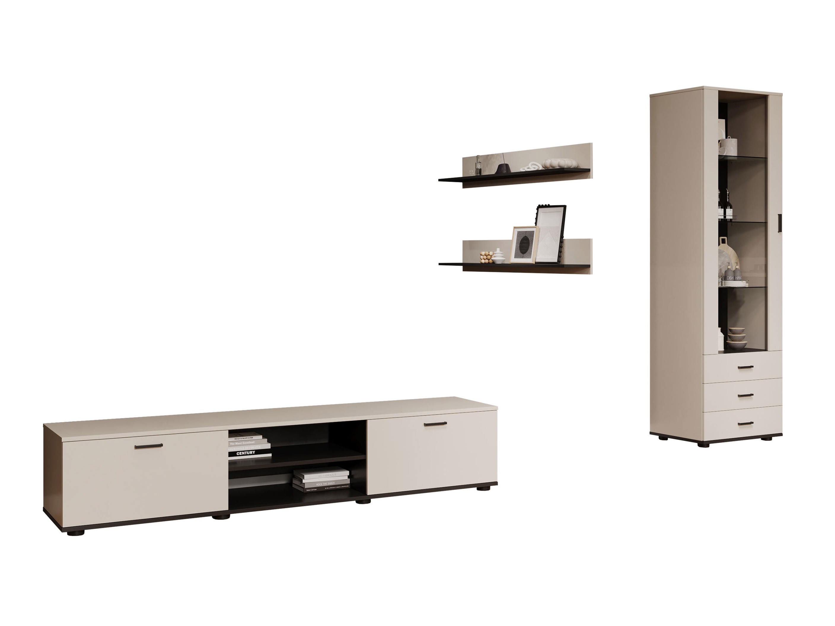 Stuemøblersæt Tornola 107 (Kashmir + Sort)