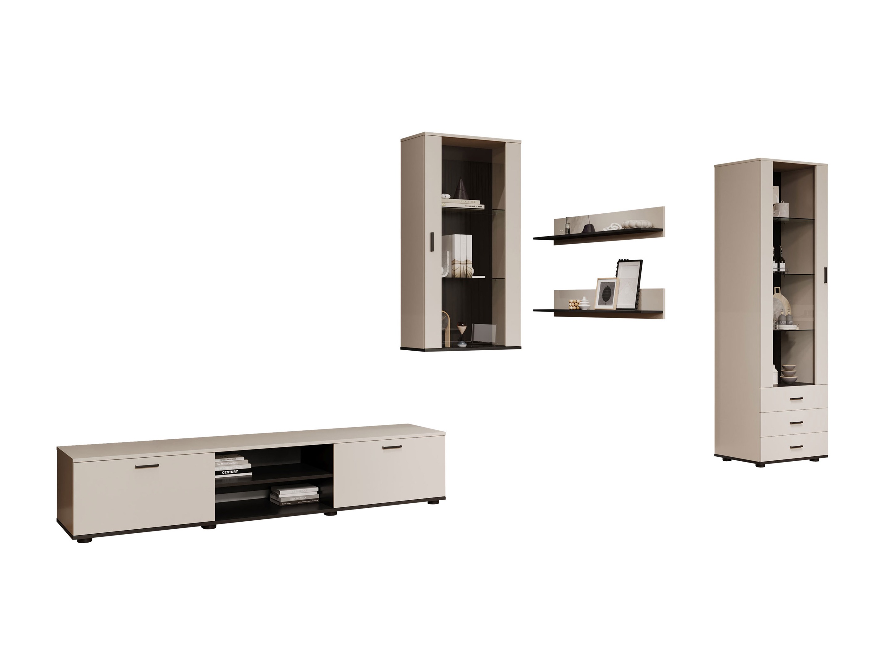 Stuemøblersæt Tornola 114 (Kashmir + Sort)