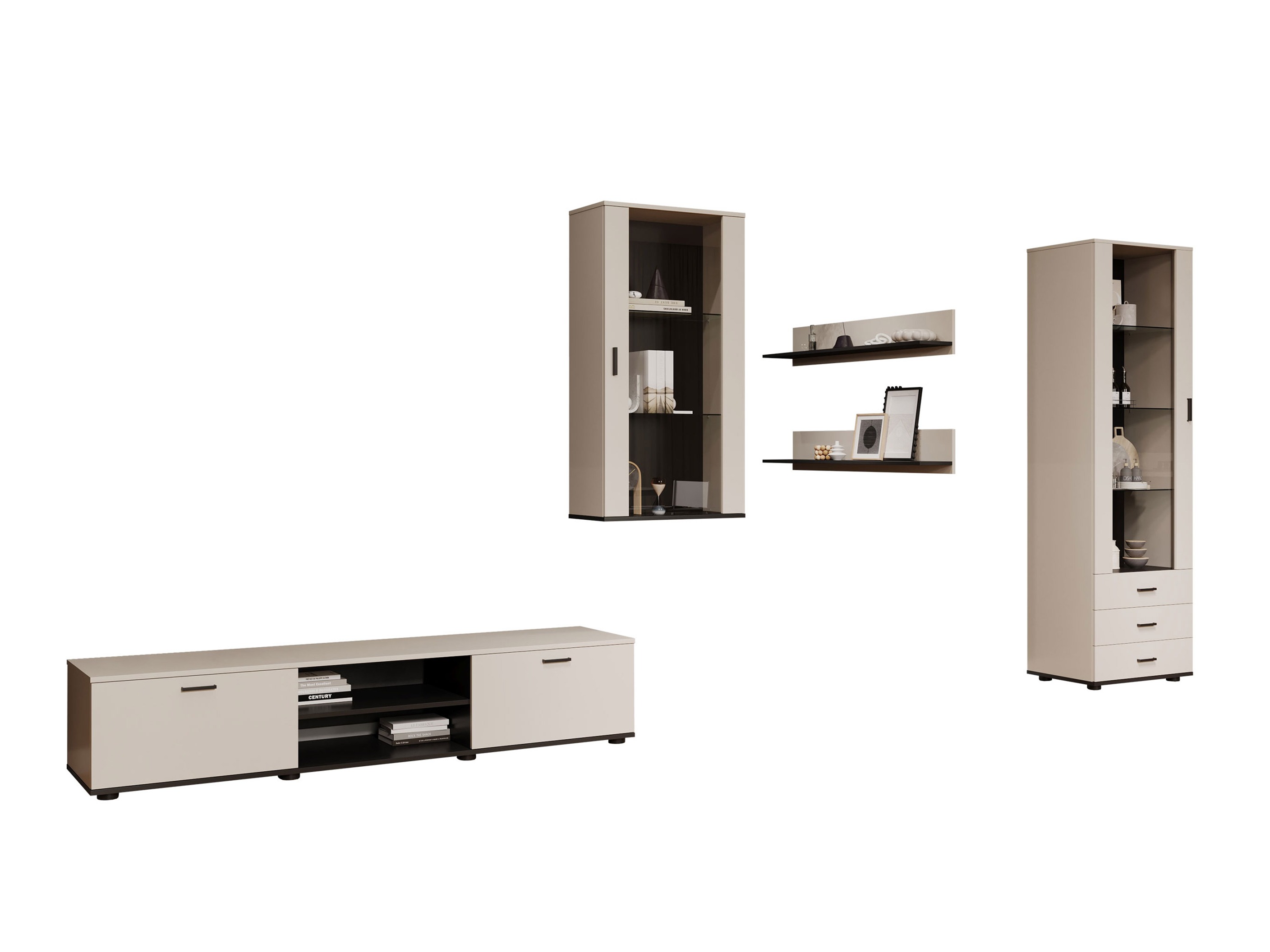 Stuemøblersæt Tornola 114 (Kashmir + Sort)