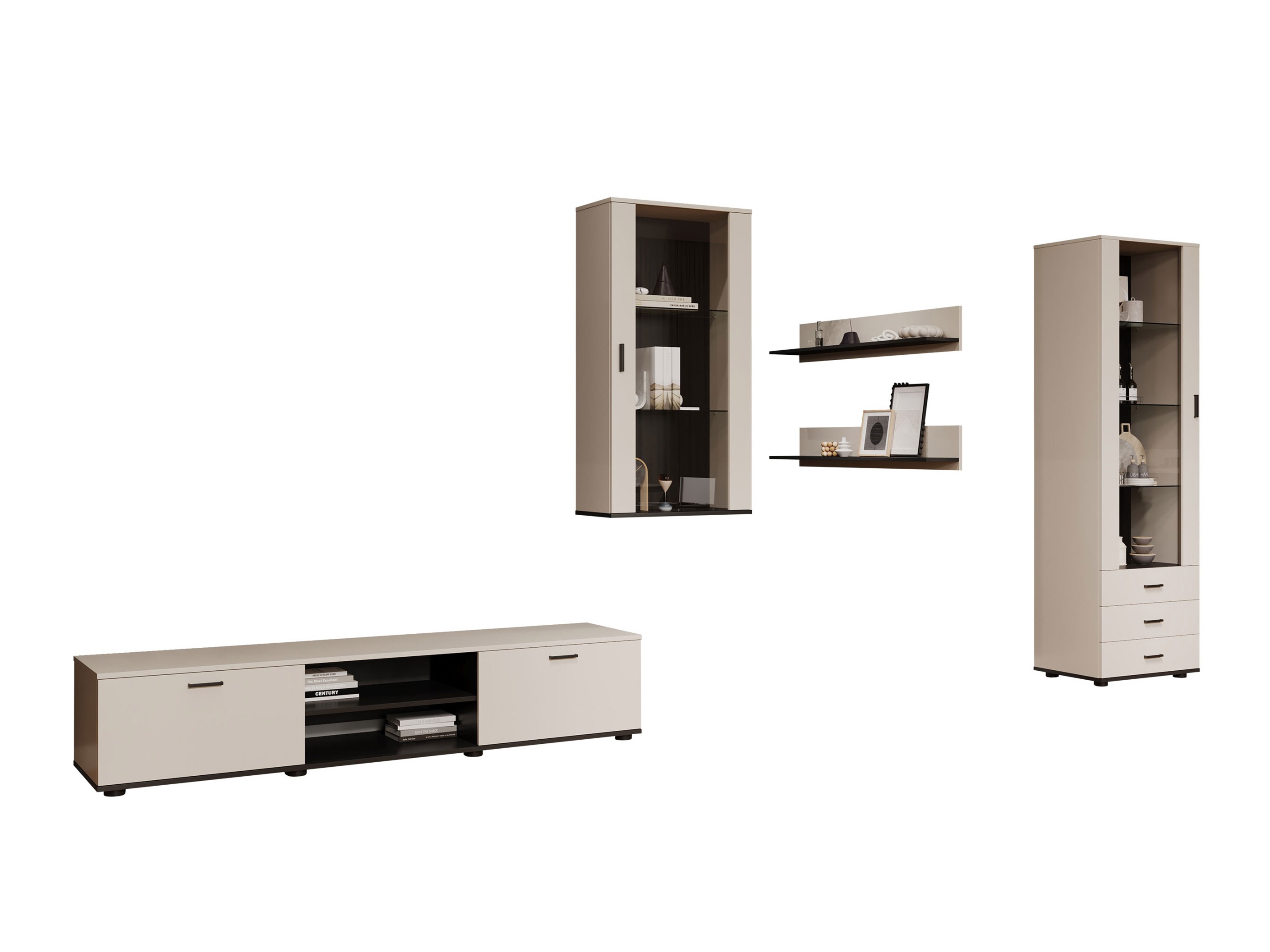 Stuemøblersæt Tornola 114 (Kashmir + Sort)