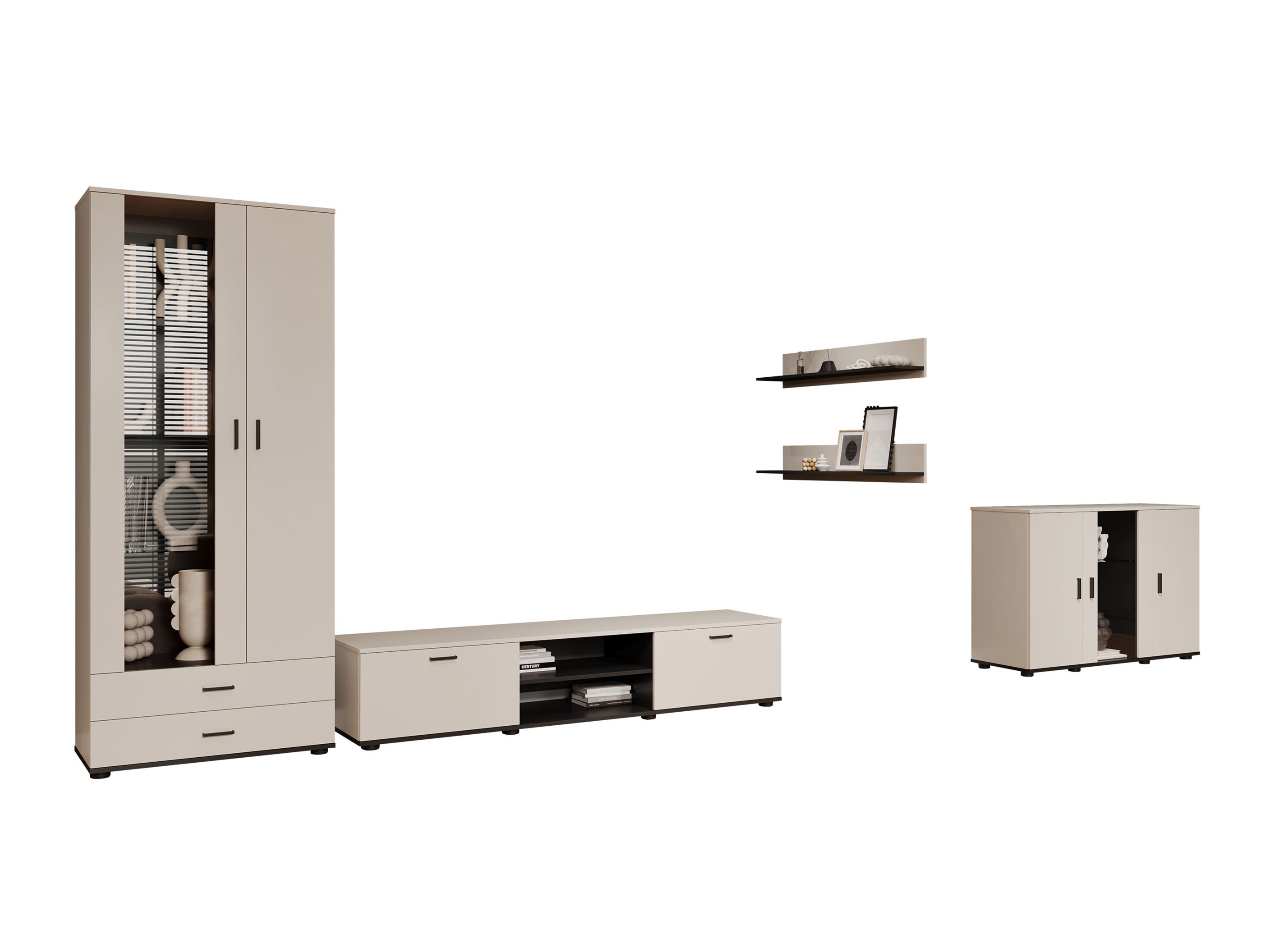 Stuemøblersæt Tornola 116 (Kashmir + Sort)