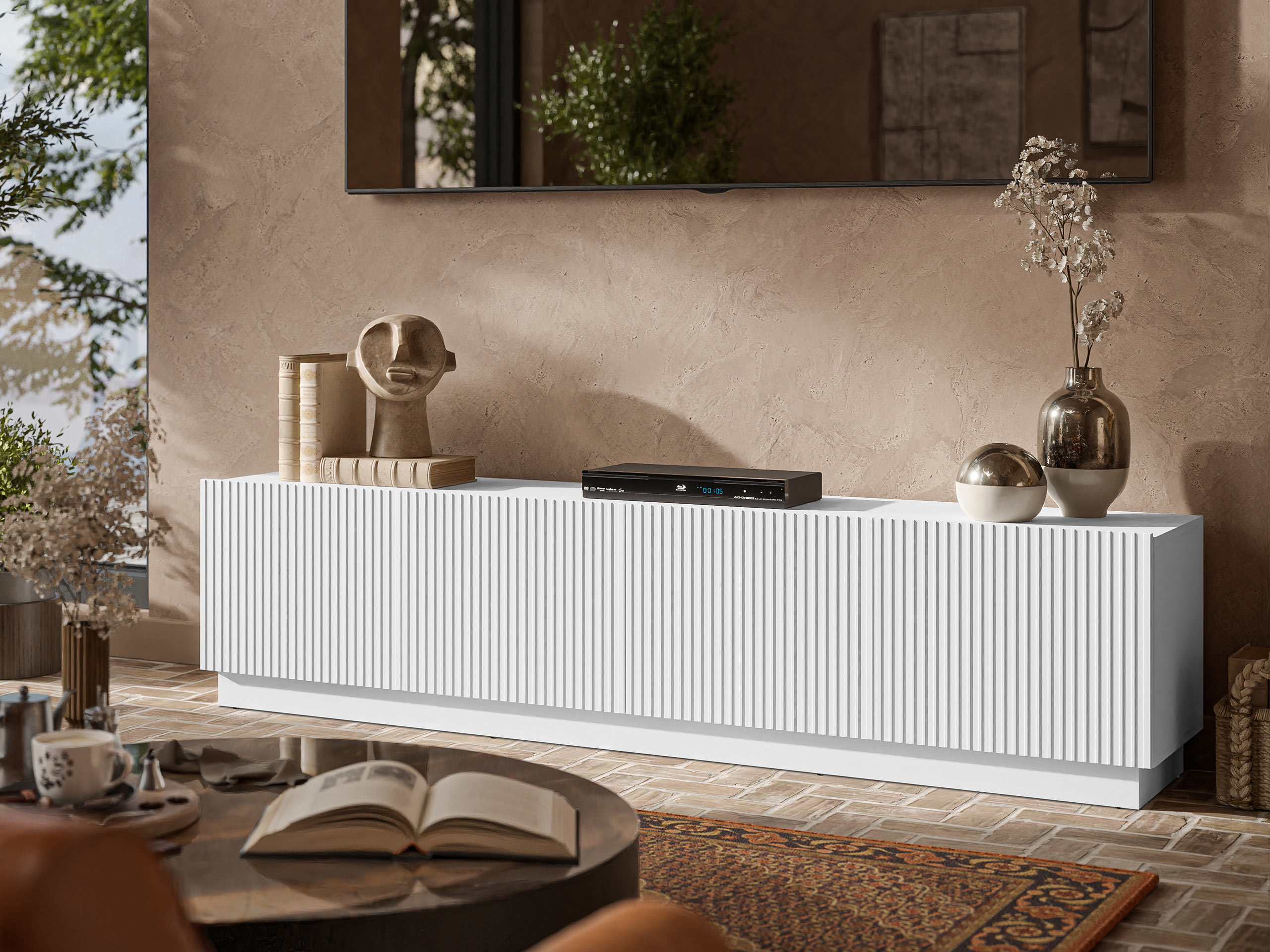 TV-bord Lingua I (Hvid)