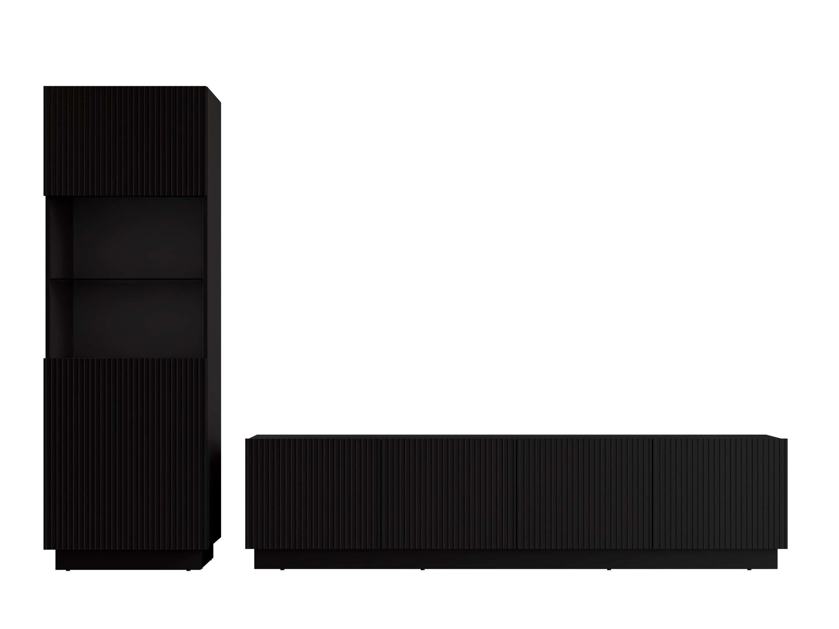 Stuemøbelsæt Lingua (Sort)