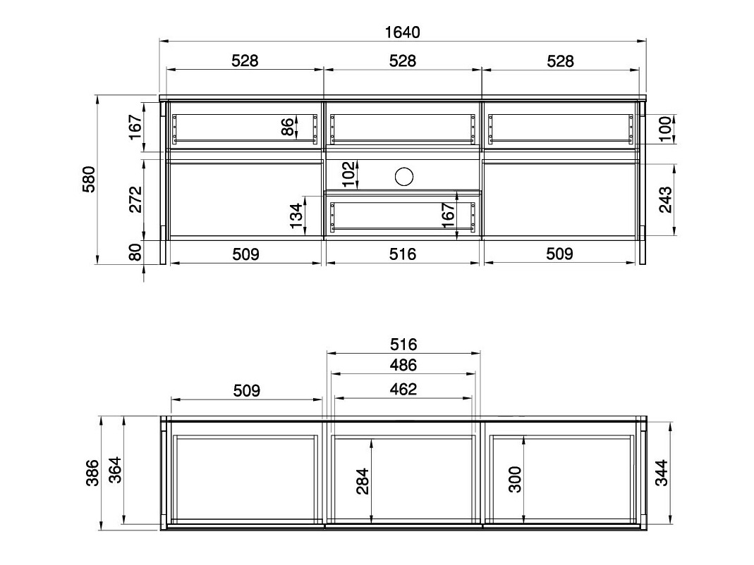 Stuemøbelsæt Fermaru 110 (Støvet grøn + Egetræ)