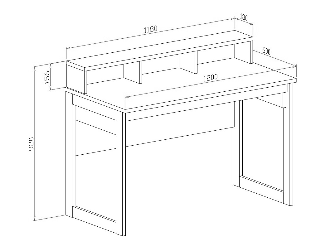 Hjemmekontorsæt Fermaru 117 (Støvet grøn + Egetræ)