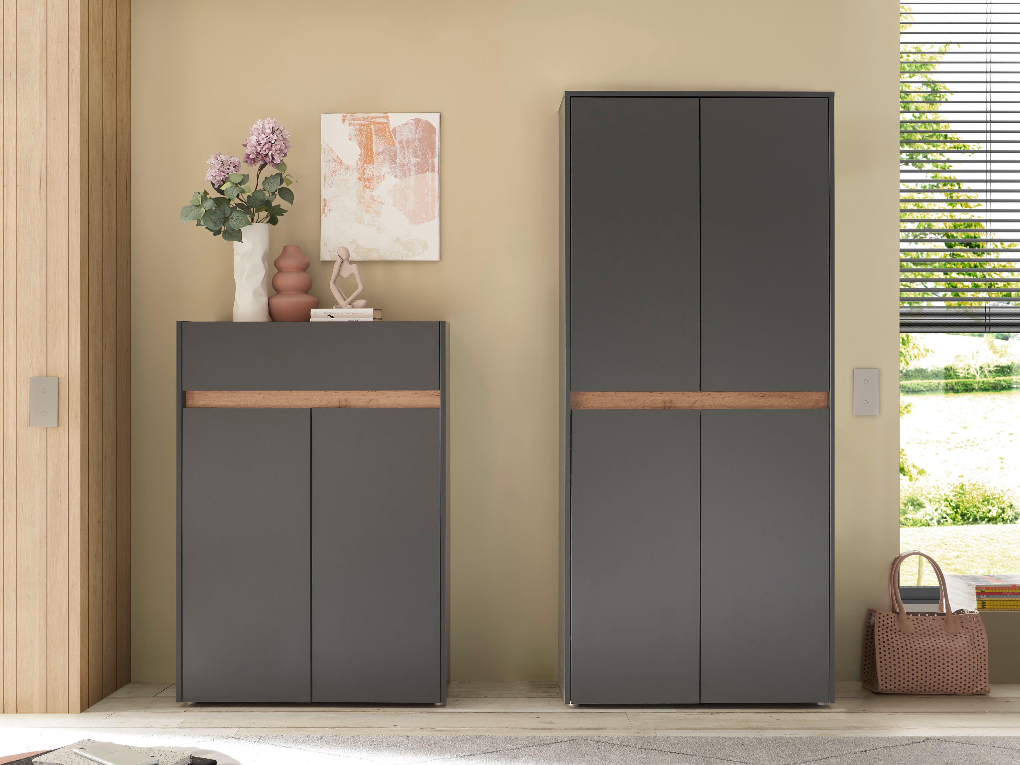 Entrésæt Elbsori 175 (Antracit + Wotan eg)