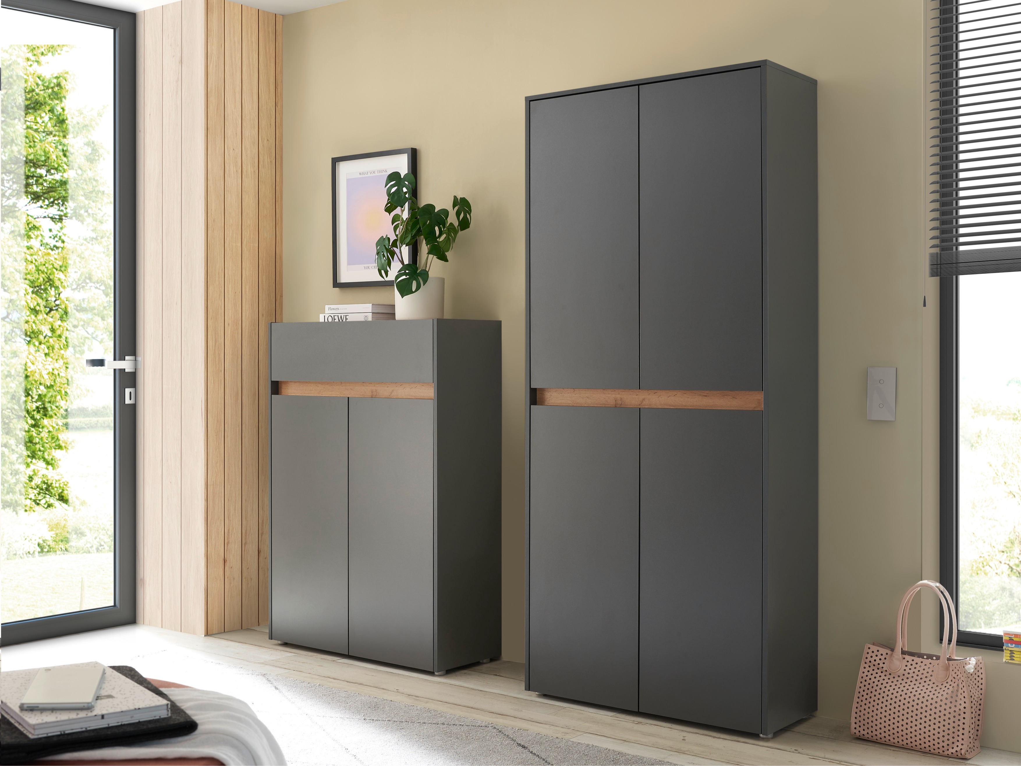 Entrésæt Elbsori 175 (Antracit + Wotan eg)