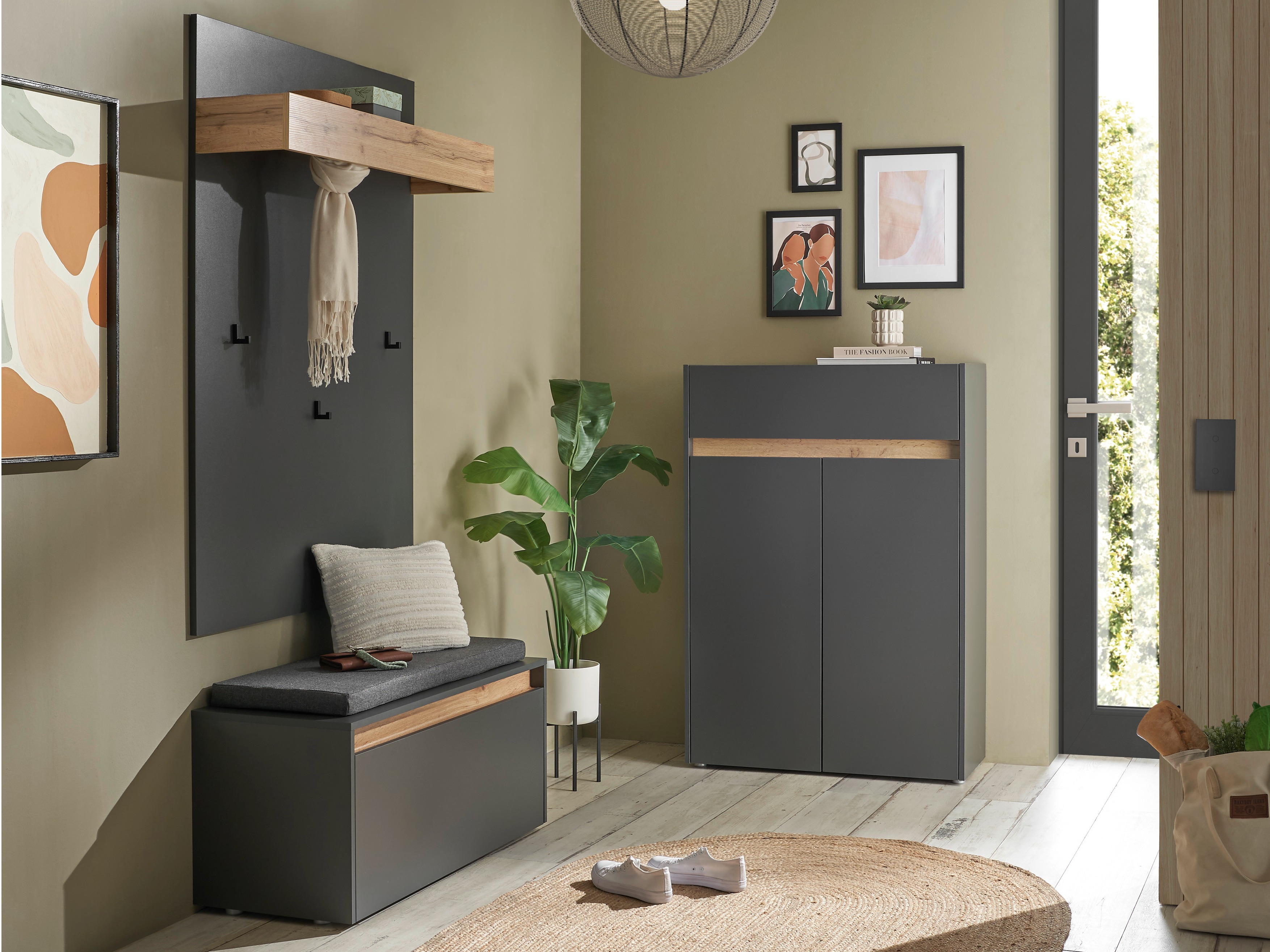 Entrésæt Elbsori 176 (Antracit + Wotan eg)