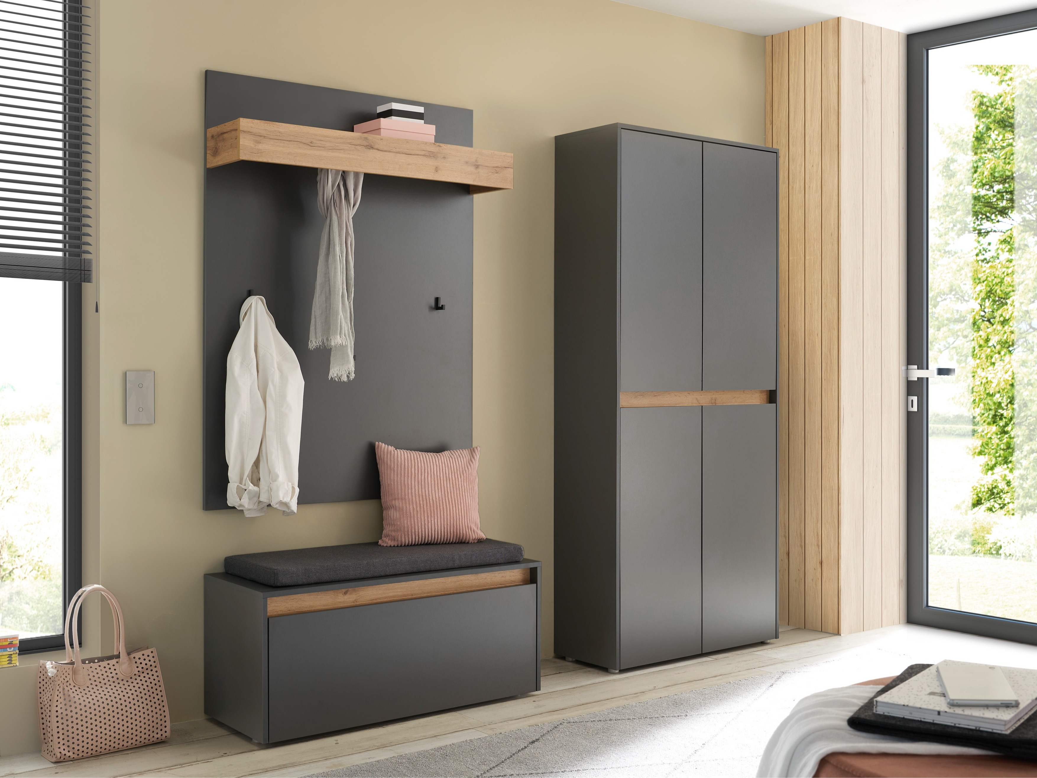 Entrésæt Elbsori 177 (Antracit + Wotan eg)