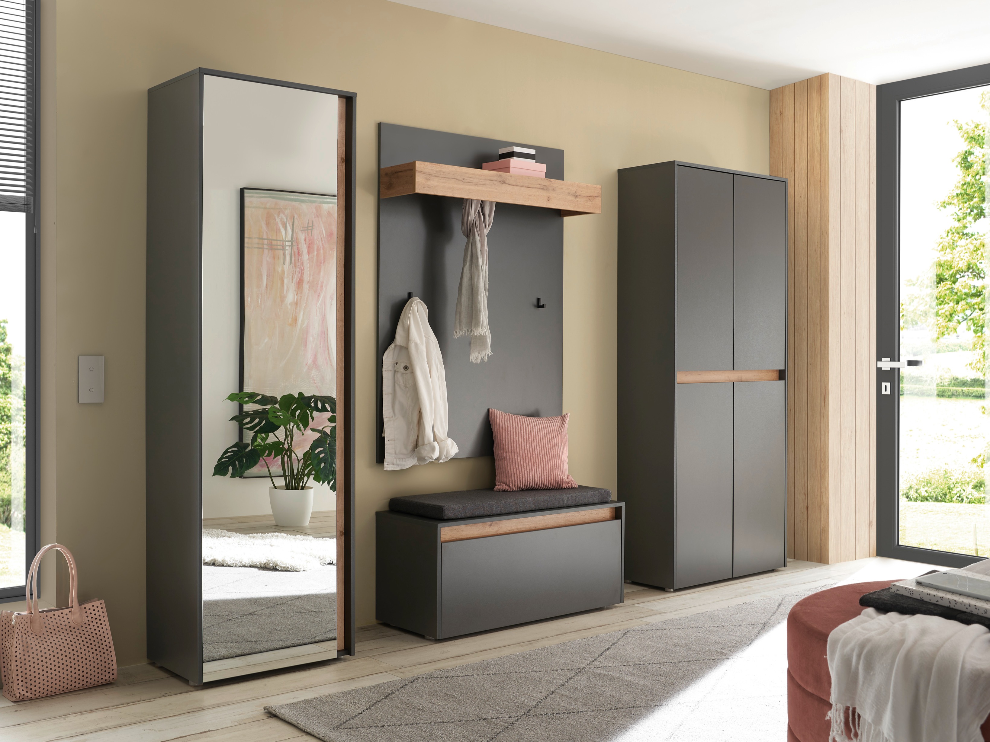 Entrésæt Elbsori 177 (Antracit + Wotan eg)