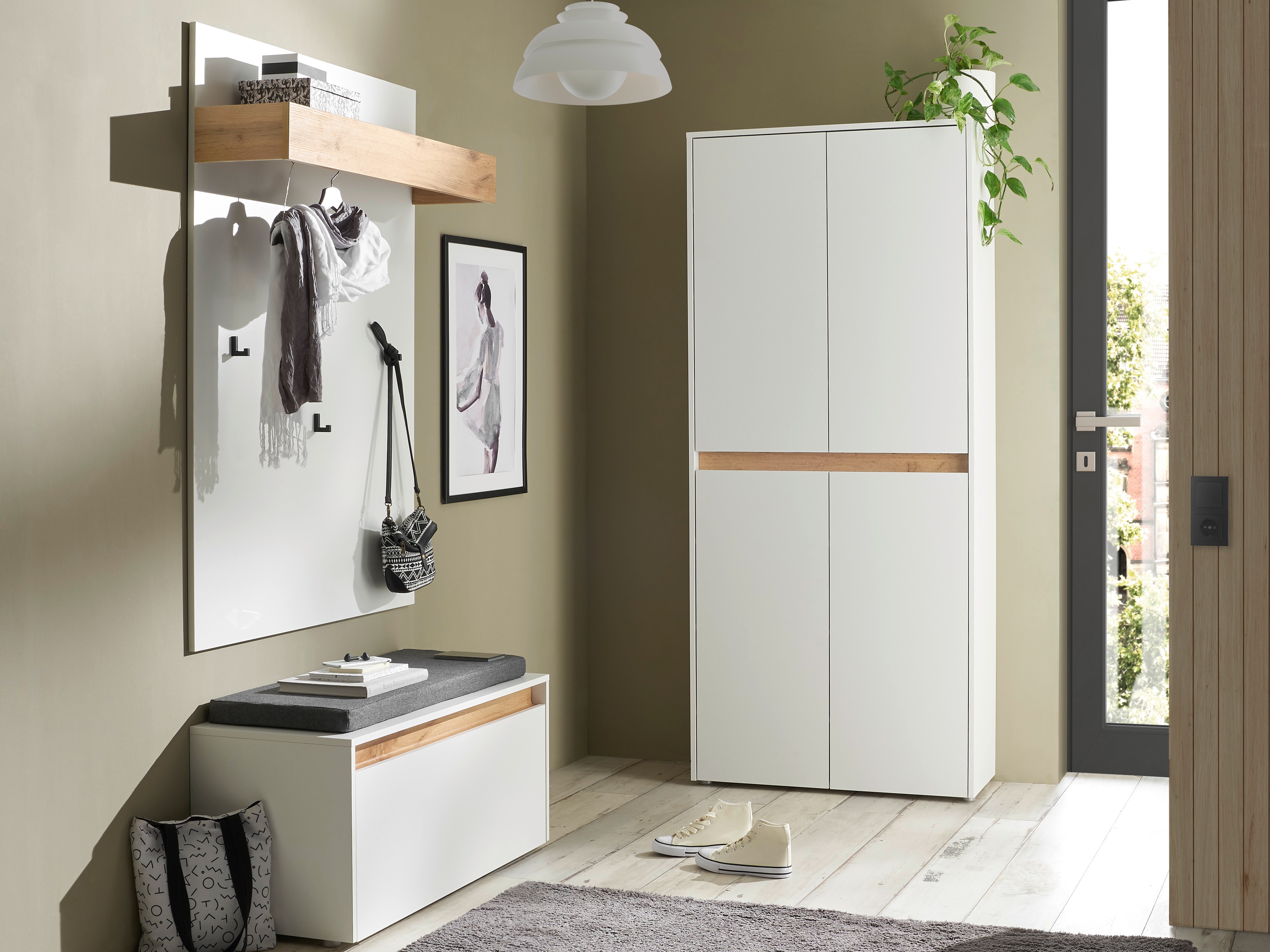 Entrésæt Elbsori 177 (Hvid + Wotan eg)