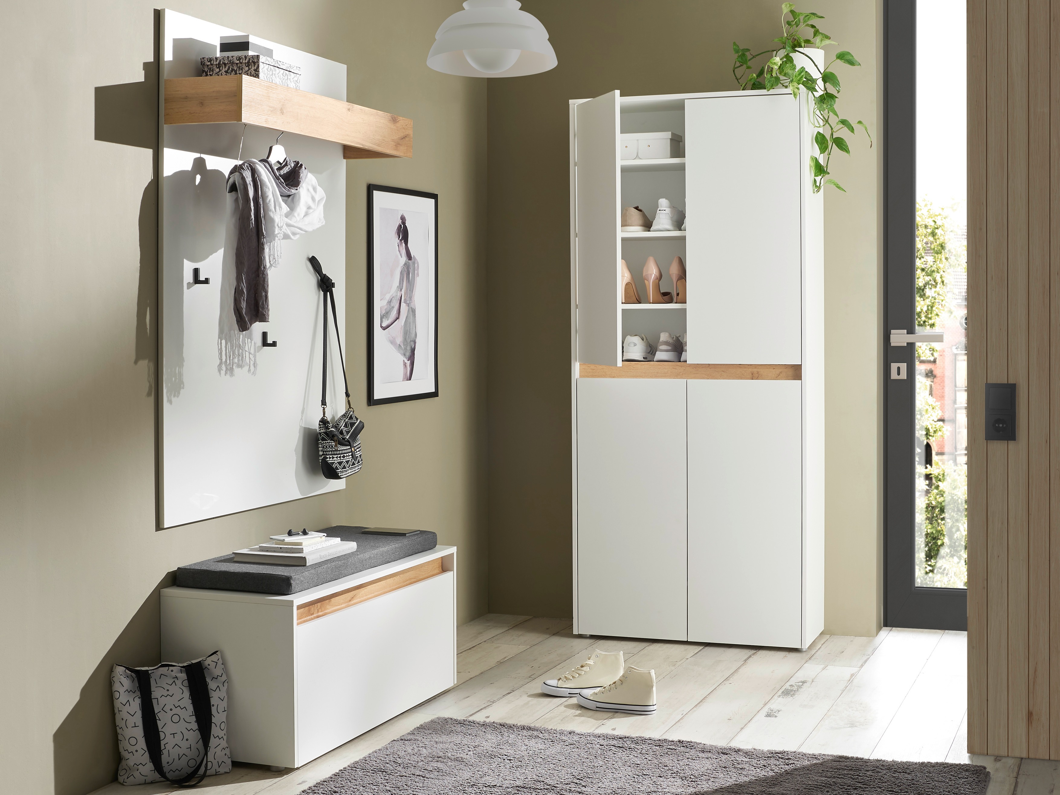 Entrésæt Elbsori 177 (Hvid + Wotan eg)