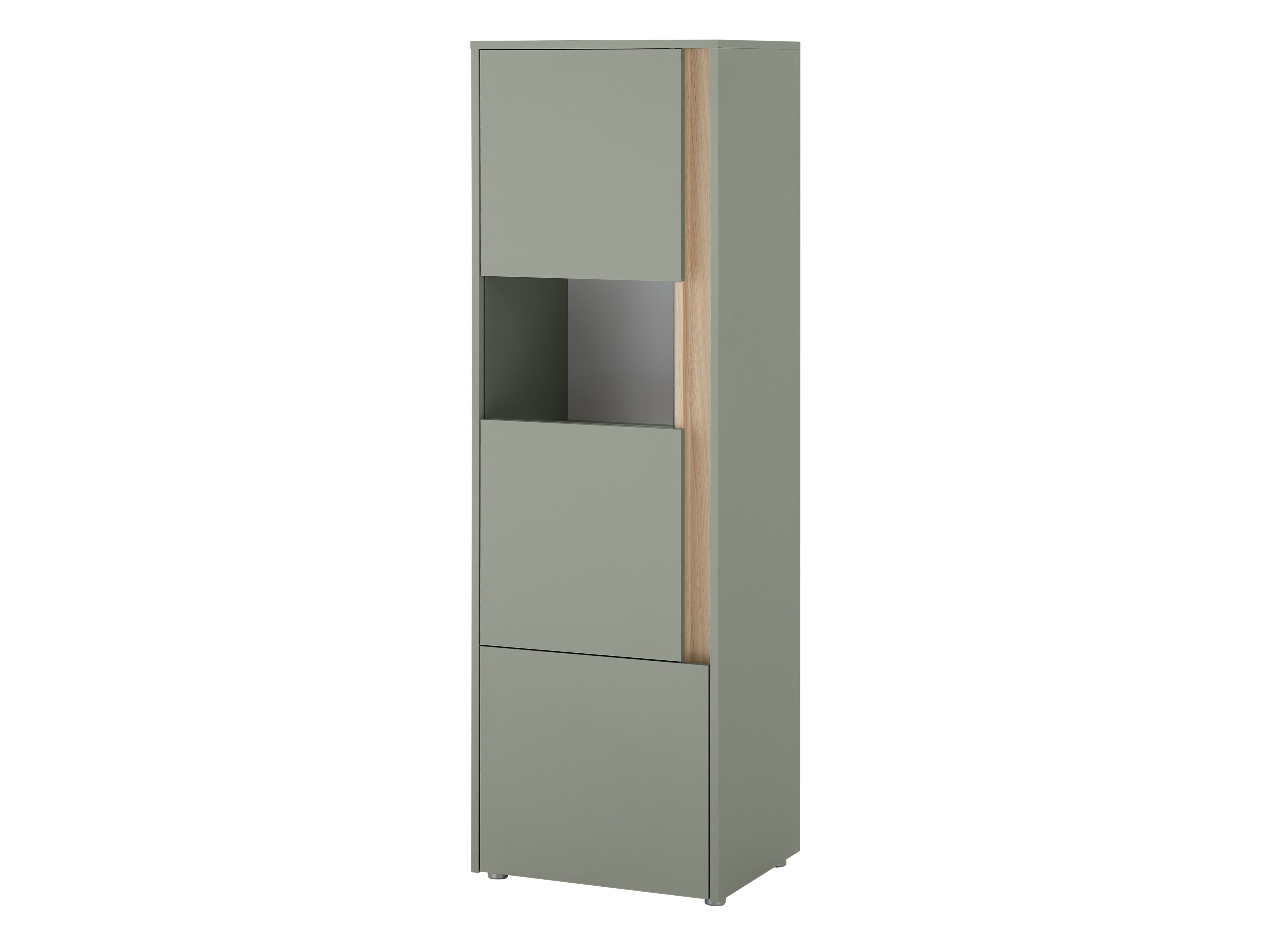 Reol Elbsori 102 (Grøn + Egetræ)