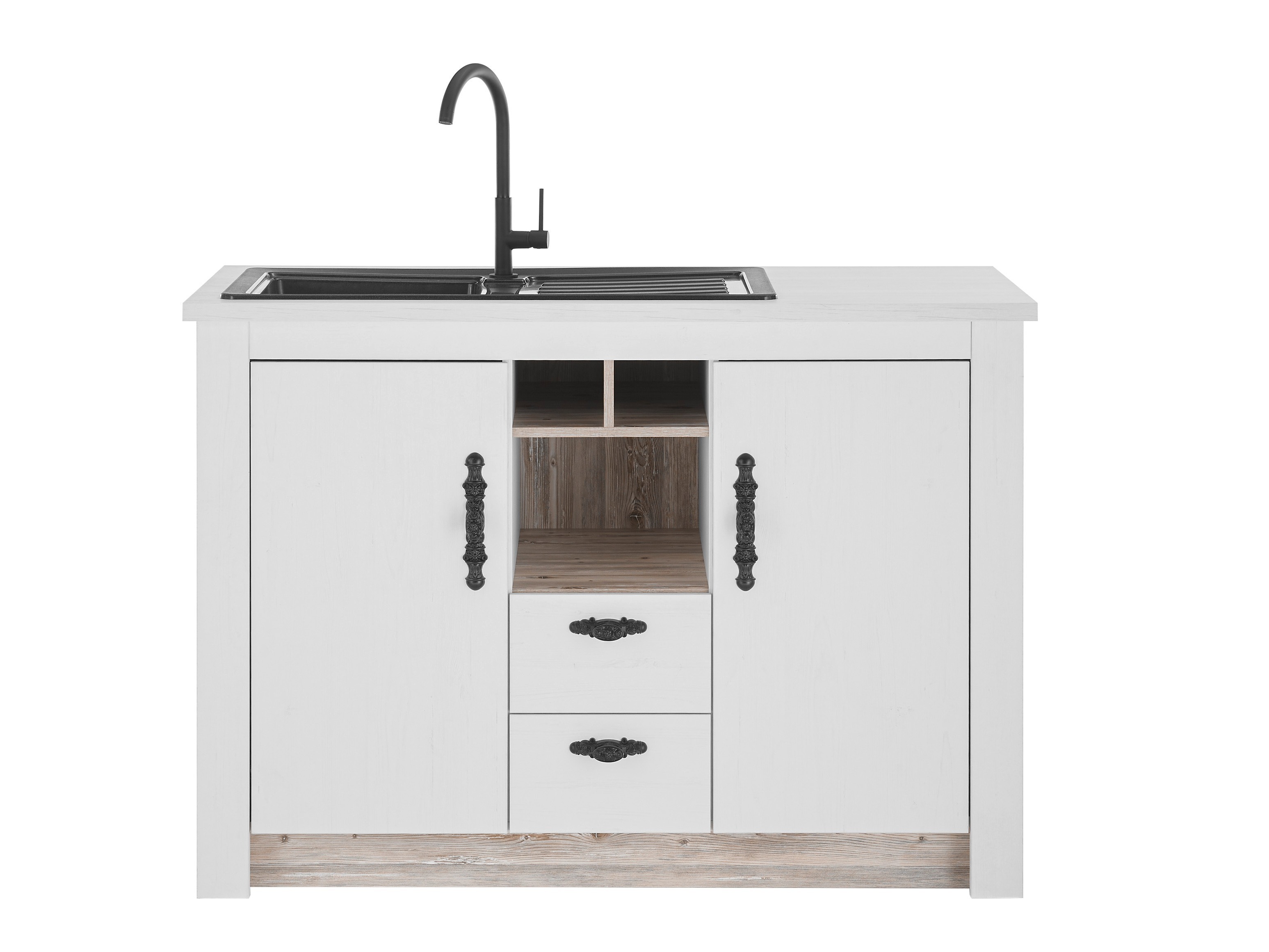 Modulskab med skuffe og låger Flora 100