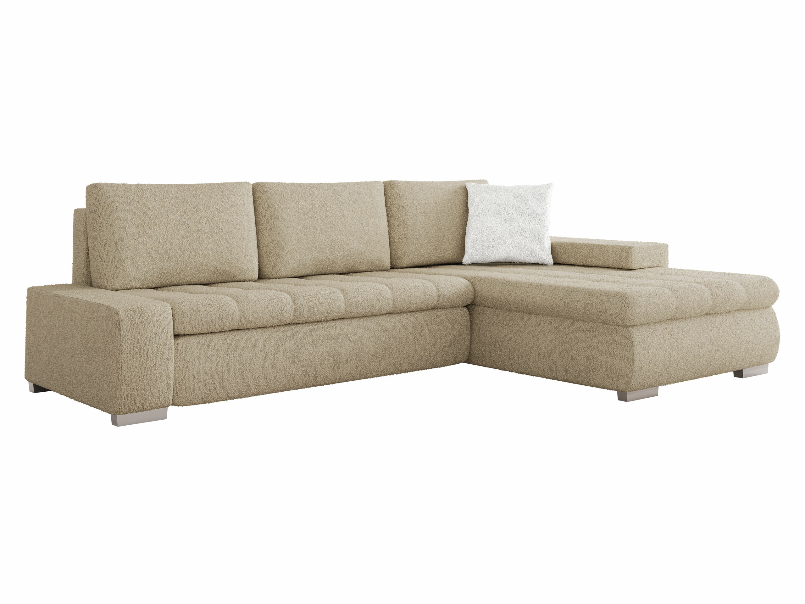 Hjørnesofa Comfivo Nitor IV (Boucle Baloo 2074 + Boucle Baloo 2073)