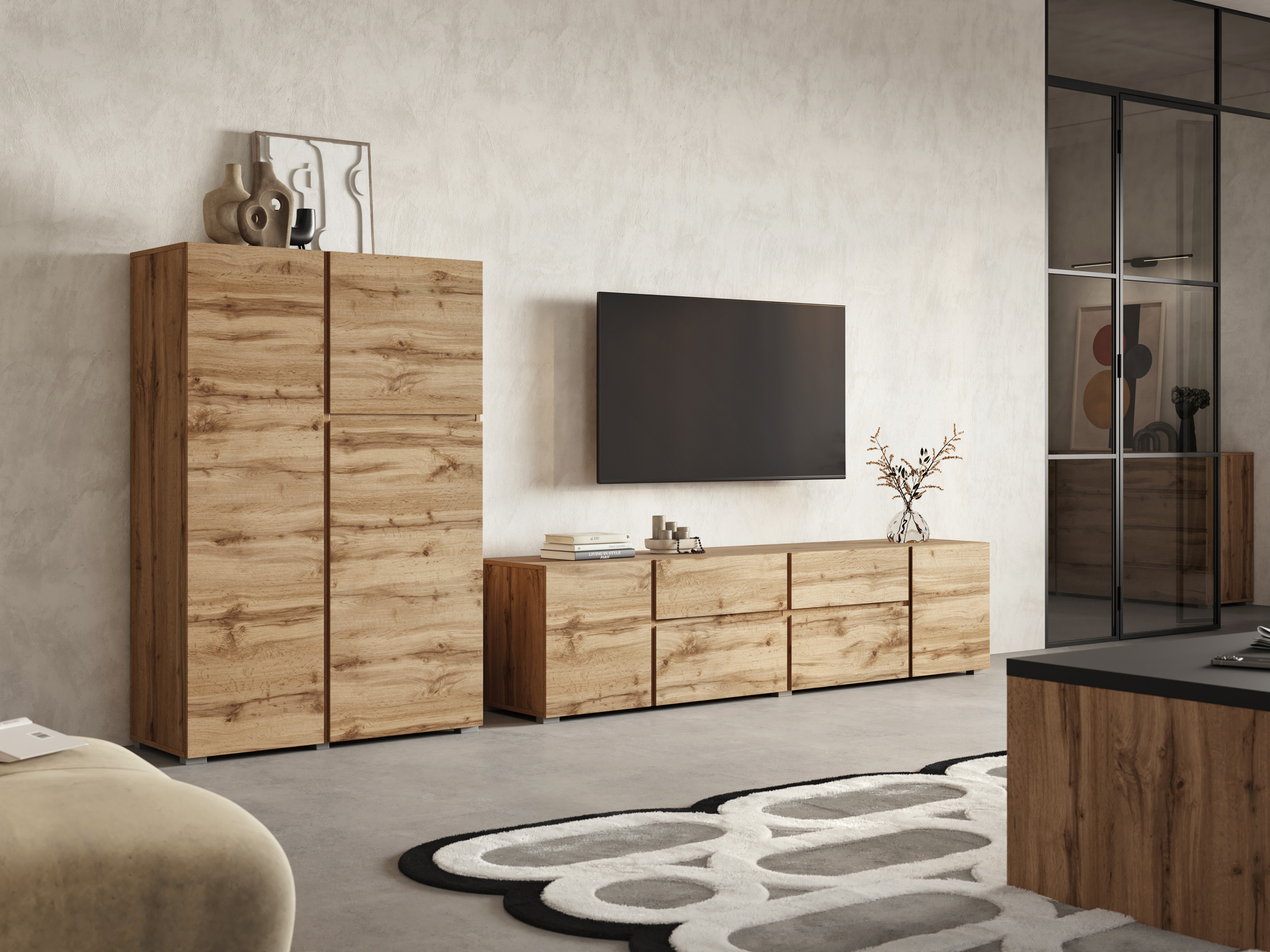 Stuemøbelsæt Elbleve 104 (Wotan eg)