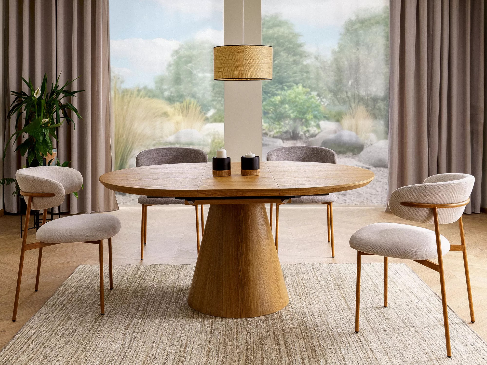 Bord Detroit 920 (Egetræ)