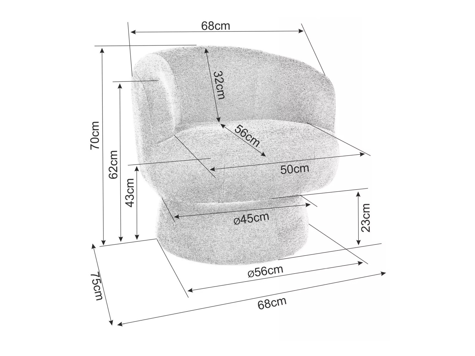 Lænestol Detroit 919 (Beige)