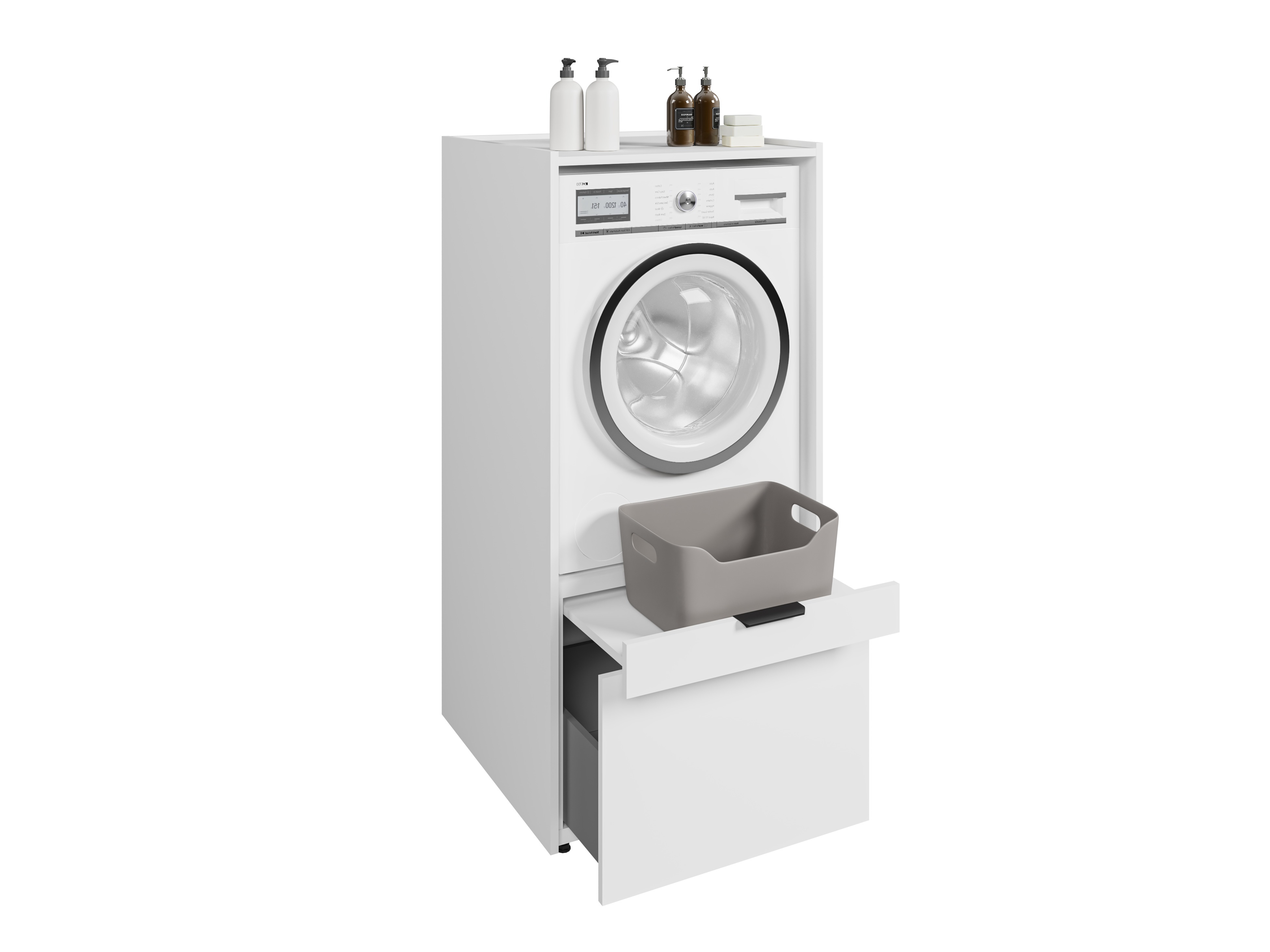 Reol til badeværelse Austin 376 (Hvid)