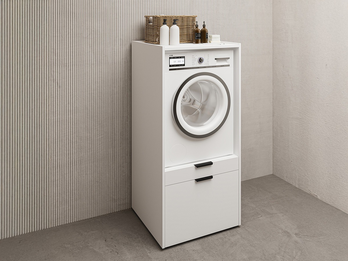 Reol til badeværelse Austin 376 (Hvid)