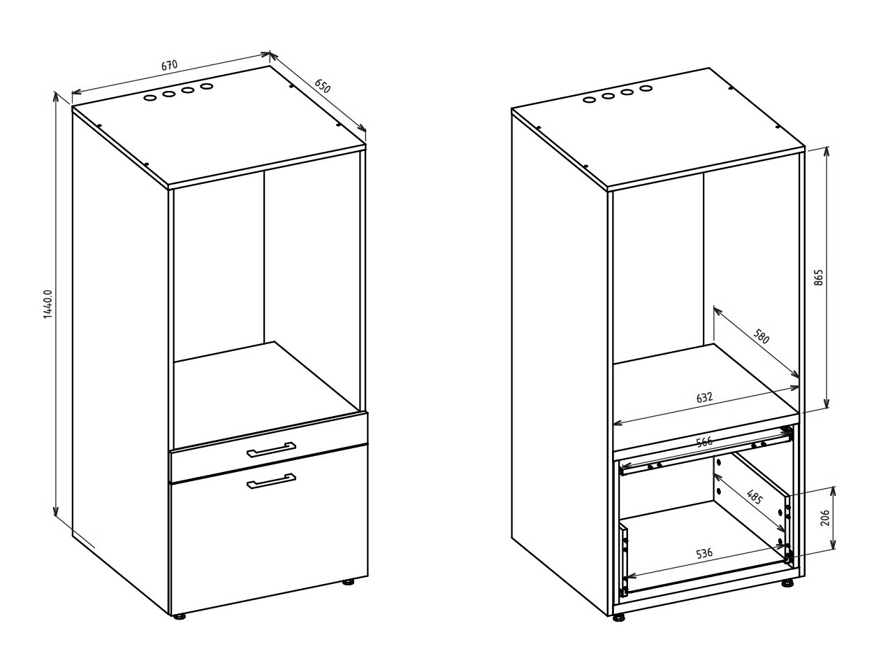 Reol til badeværelse Austin 377 (Valnød)