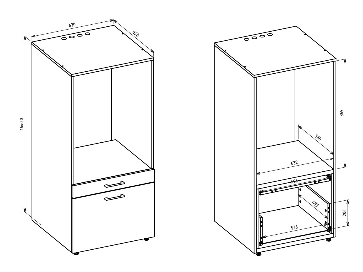 Reol til badeværelse Novdele 102 (Kashmir)