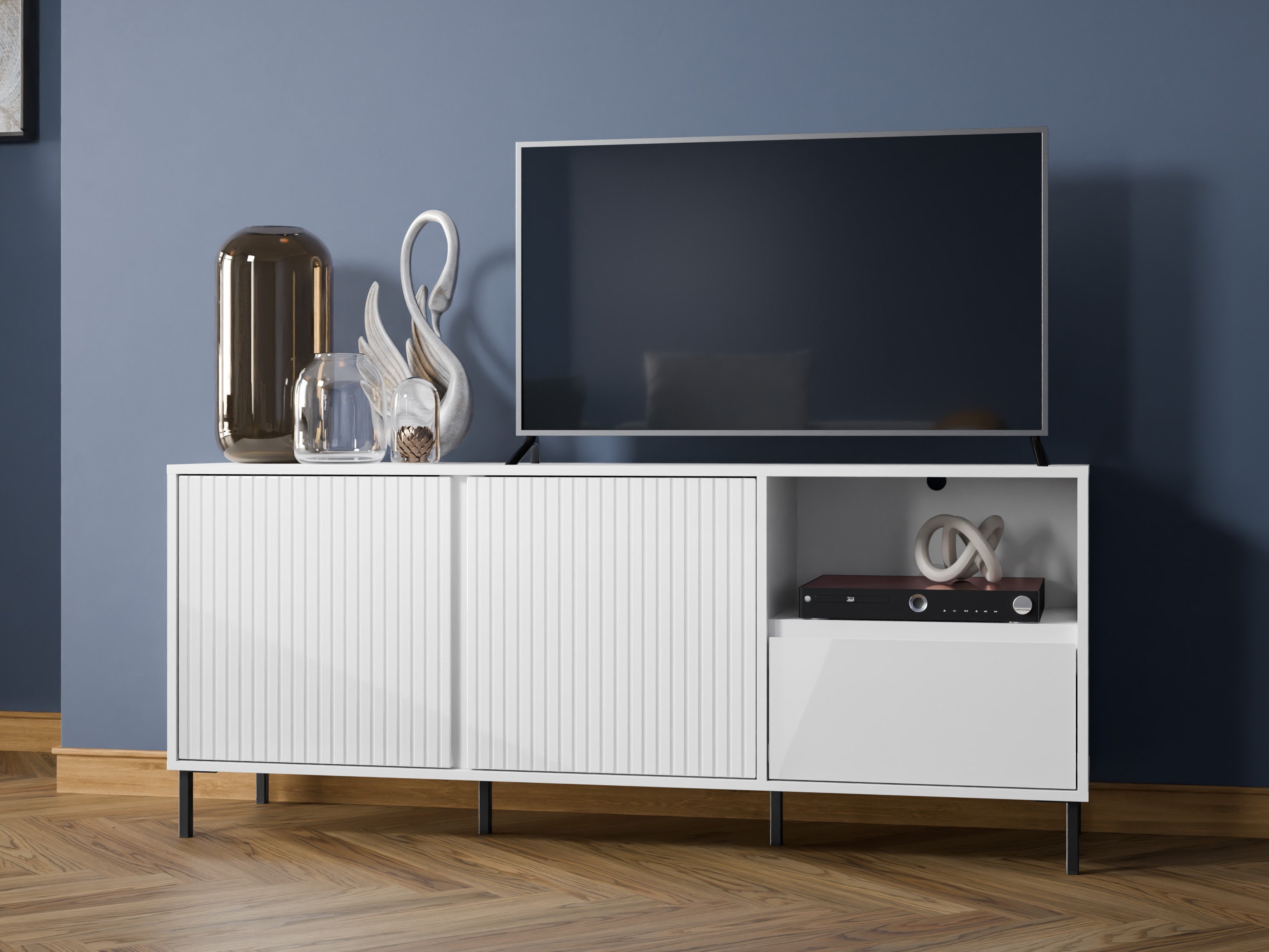 TV-bord Ruvrevi 100 (Hvid)