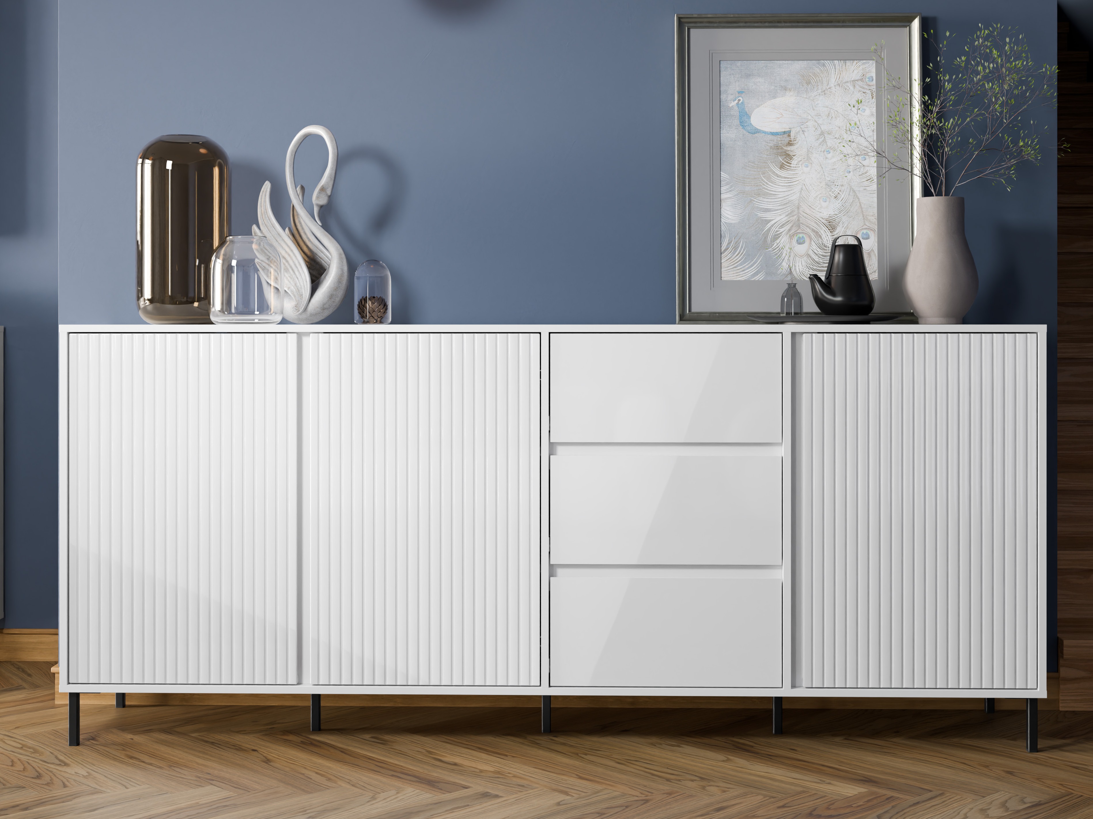 Kommode Ruvrevi 103 (Hvid)