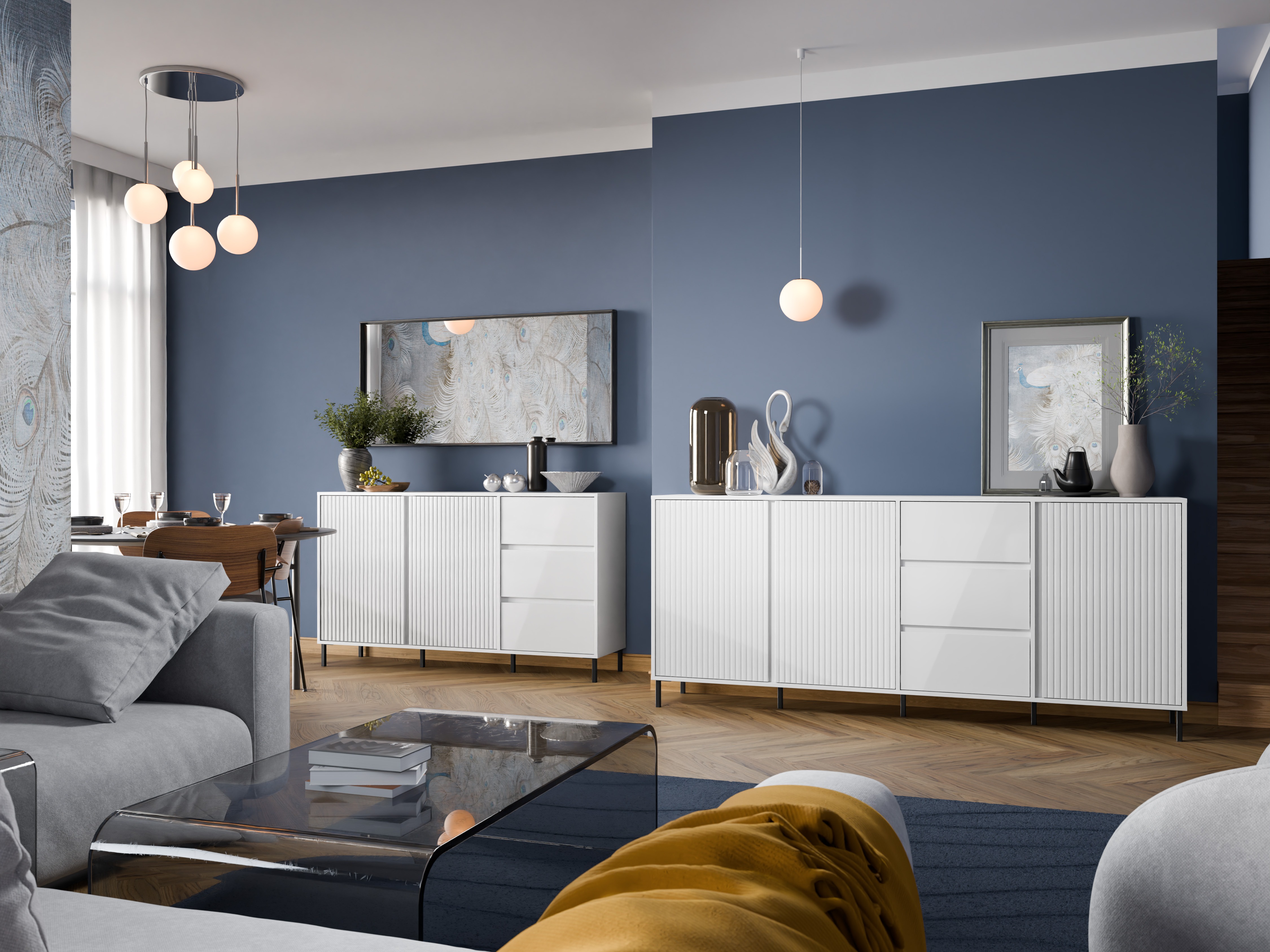 Kommode Ruvrevi 103 (Hvid)