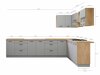 Modulopbygget køkkensæt Ati Grey 133