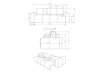 Sovesofa Kingston 154 (Flow 09)