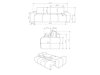 Sovesofa Kingston 154 (Flow 16)