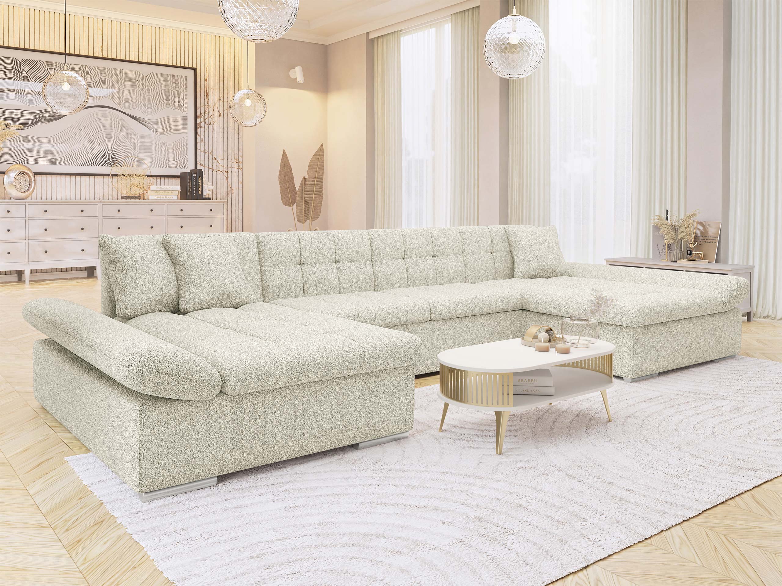 Hjørnesofa Comfivo Ficus II (Manza 04)