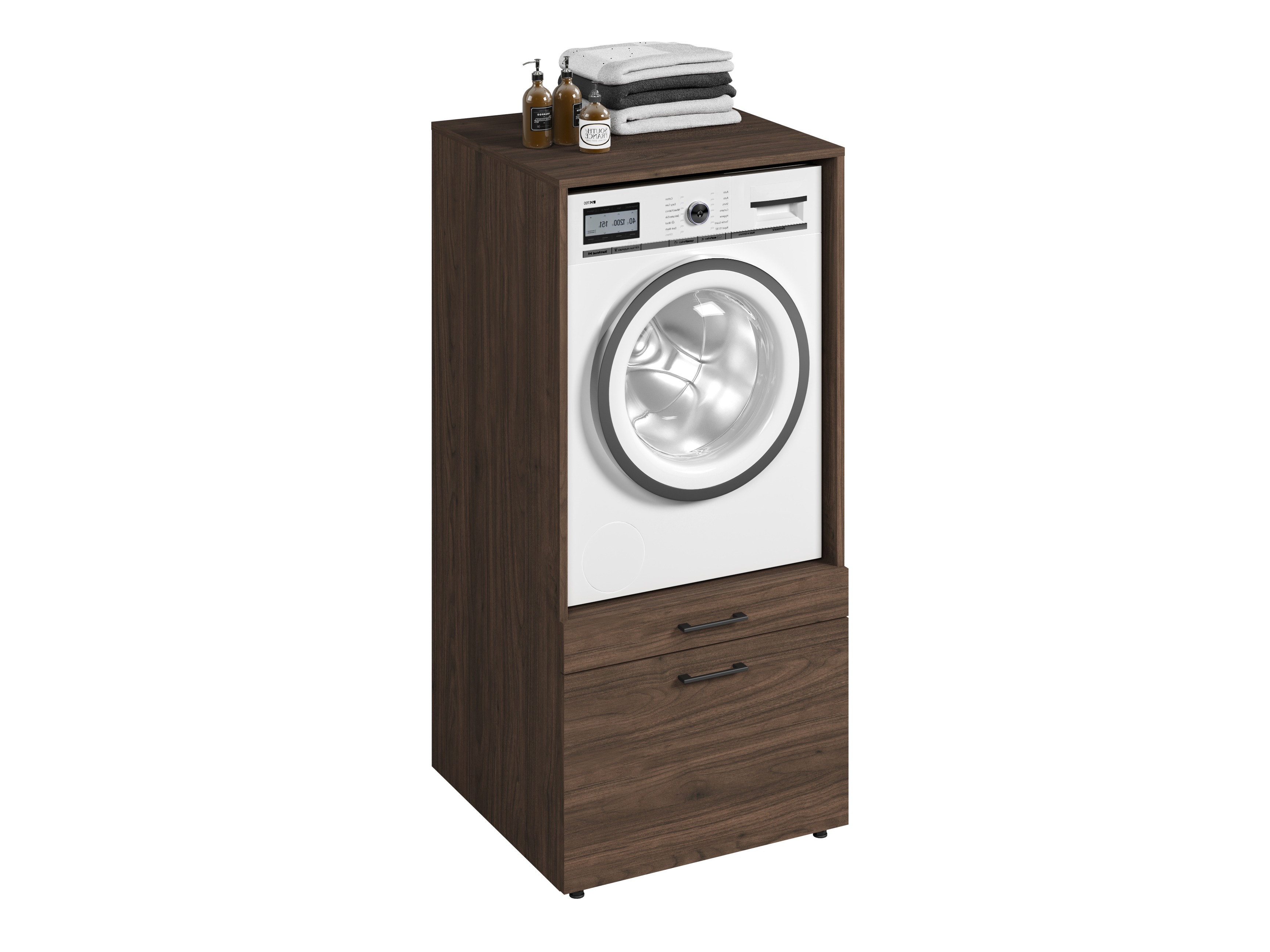 Reol til badeværelse Novdele 102 (Valnød)